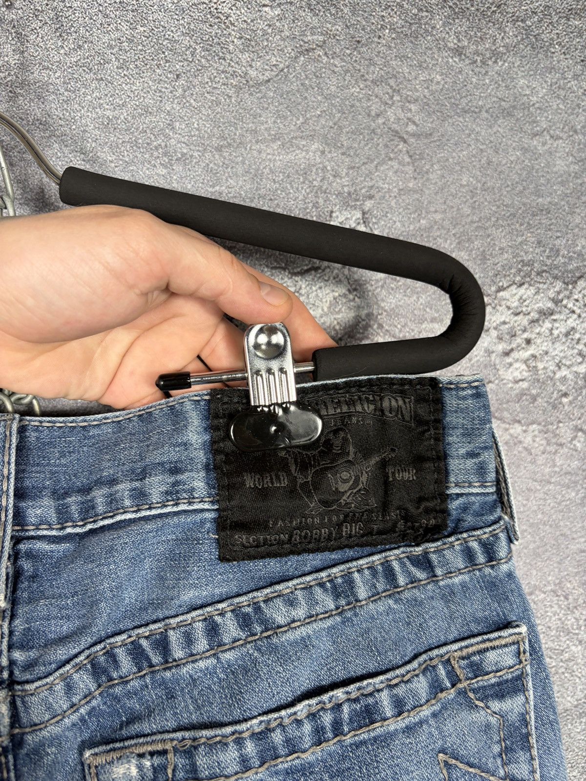 True Religion Vintage True Religion Denim Jeans Bobby Big T USA Y2K Size US 32 / EU 48 - 8 Thumbnail
