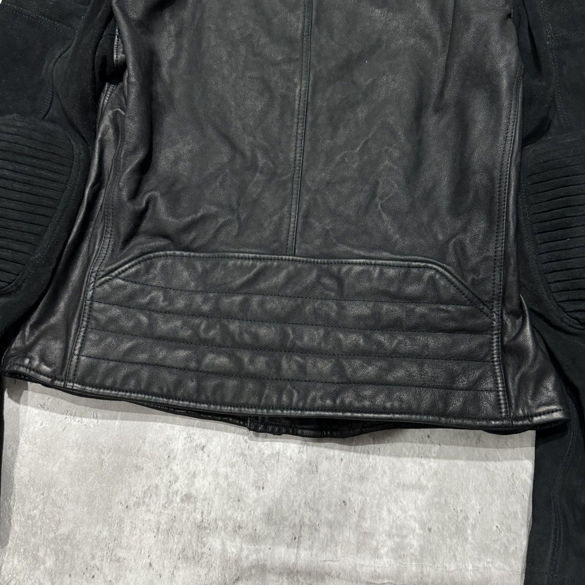Ralph Lauren Ralph Lauren Black Label Leather Suede Moto Zip Jacket Size US S / EU 44-46 / 1 - 18 Thumbnail
