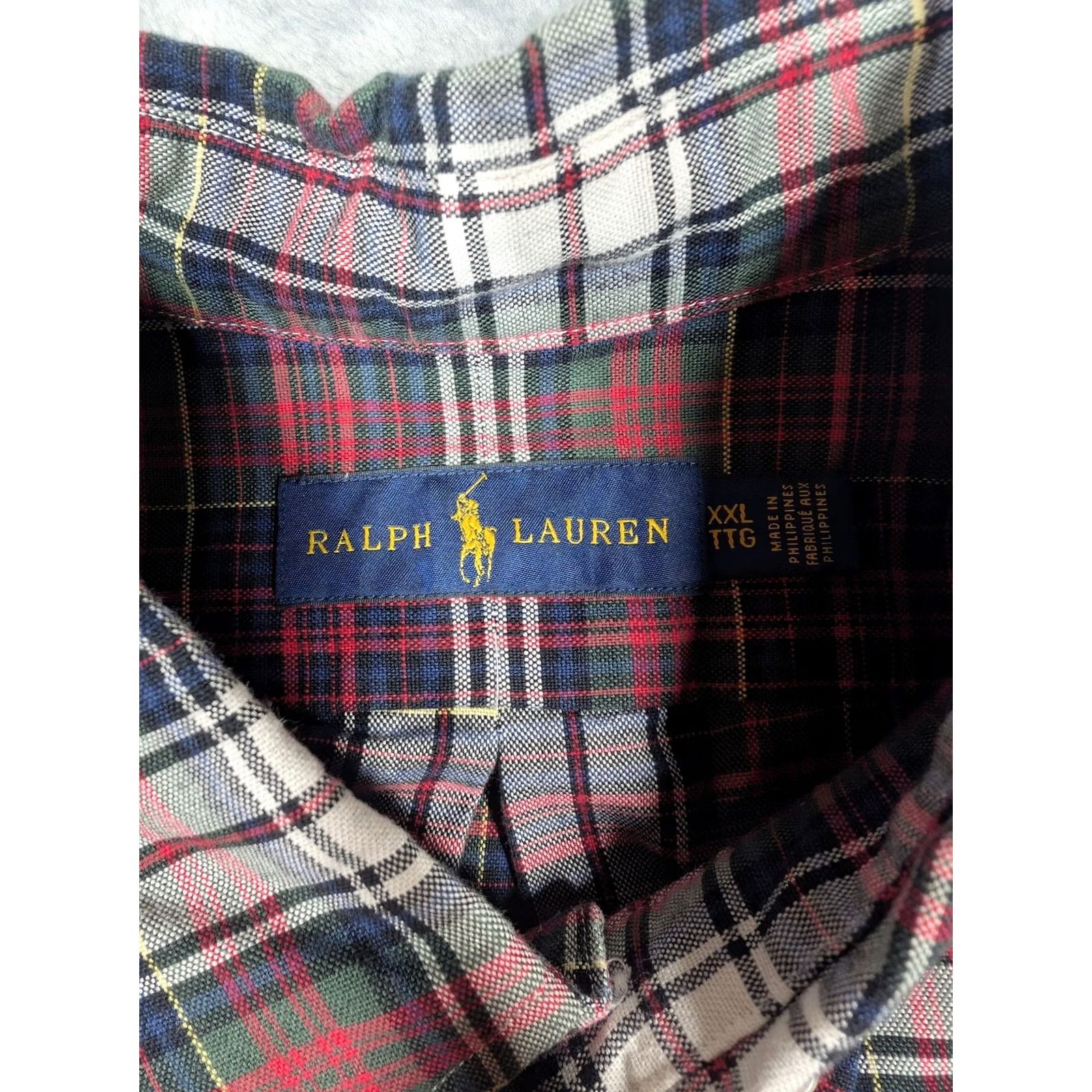 Ralph Lauren Ralph Lauren Shirt Mens 2XL Red Plaid Button-Down Long Sleeve Cotton Size US XXL / EU 58 / 5 - 5 Thumbnail