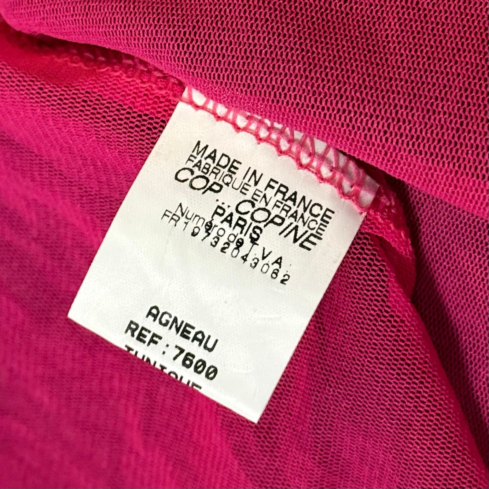 Cop Copine Cop Copine Layered Mesh Top Color Shift Black Pink Y2K Small Size S / US 4 / IT 40 - 8 Thumbnail