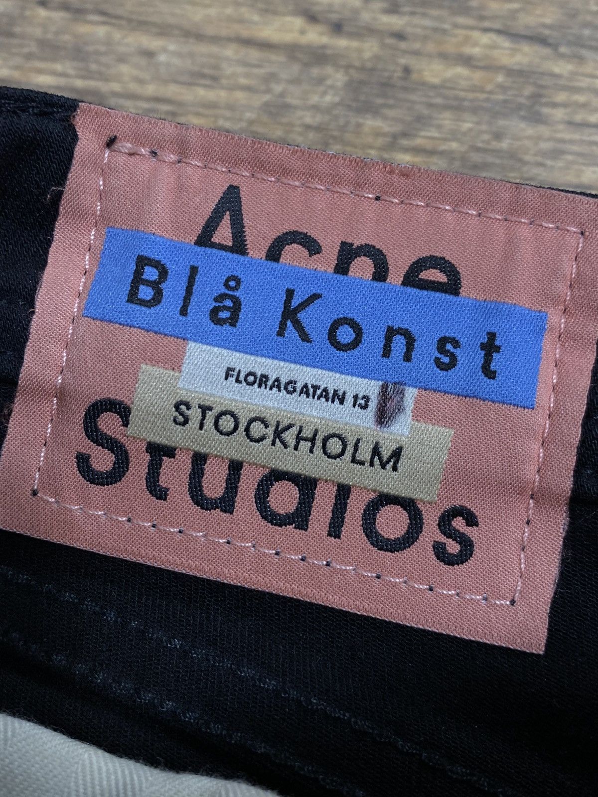 Acne Studios Acne Studios Blå Konst Climb Stay Black Skinny Jeans 25 Size 25" / US 0 / IT 36 - 7 Thumbnail