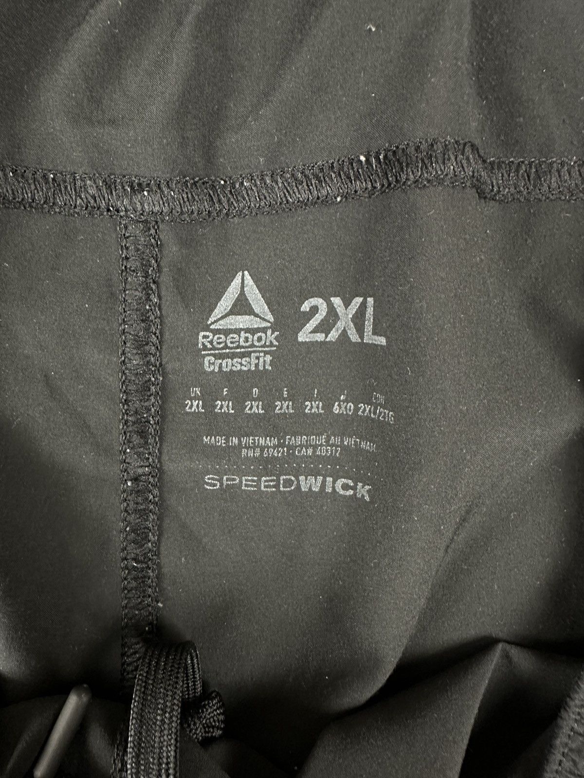 Reebok Reebok CrossFit Sportswear Mens Black Small Logo Short Size US 38 / EU 54 - 7 Thumbnail