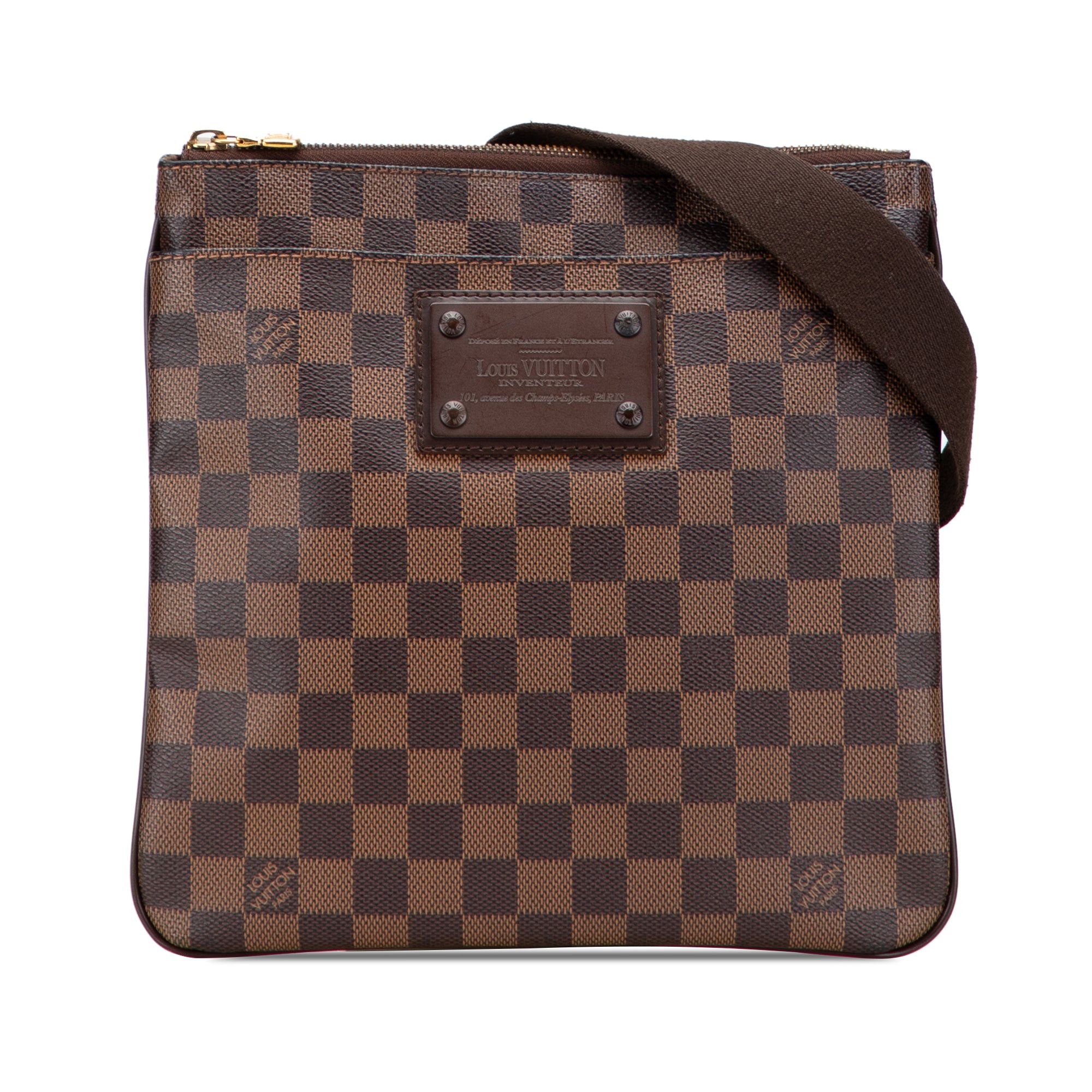 Louis Vuitton Damier Ebene Brooklyn Pochette Size ONE SIZE - 1 Thumbnail