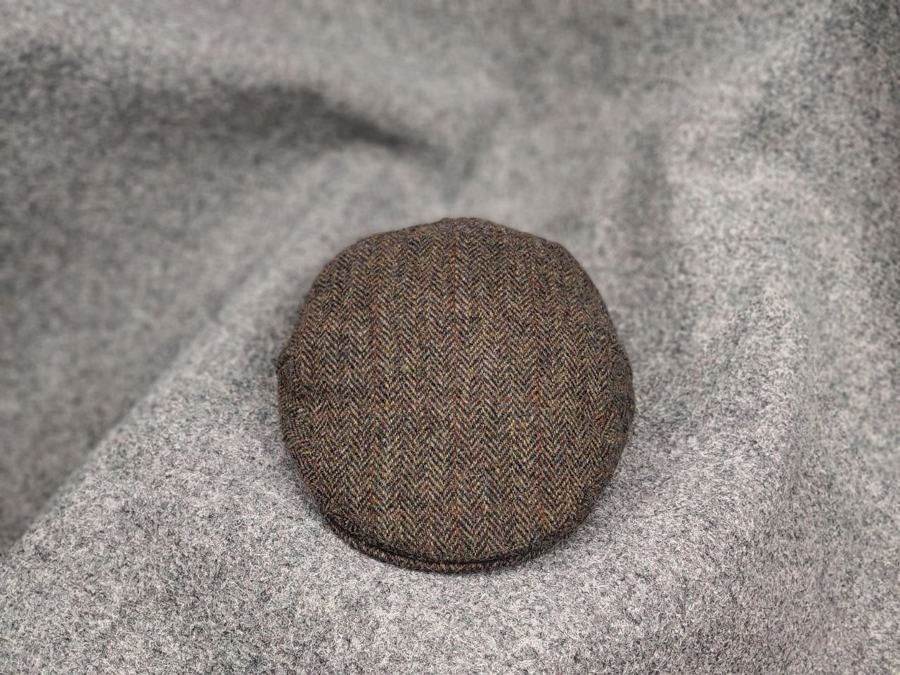 Harris Tweed Wool Flat cap Size ONE SIZE - 2 Thumbnail