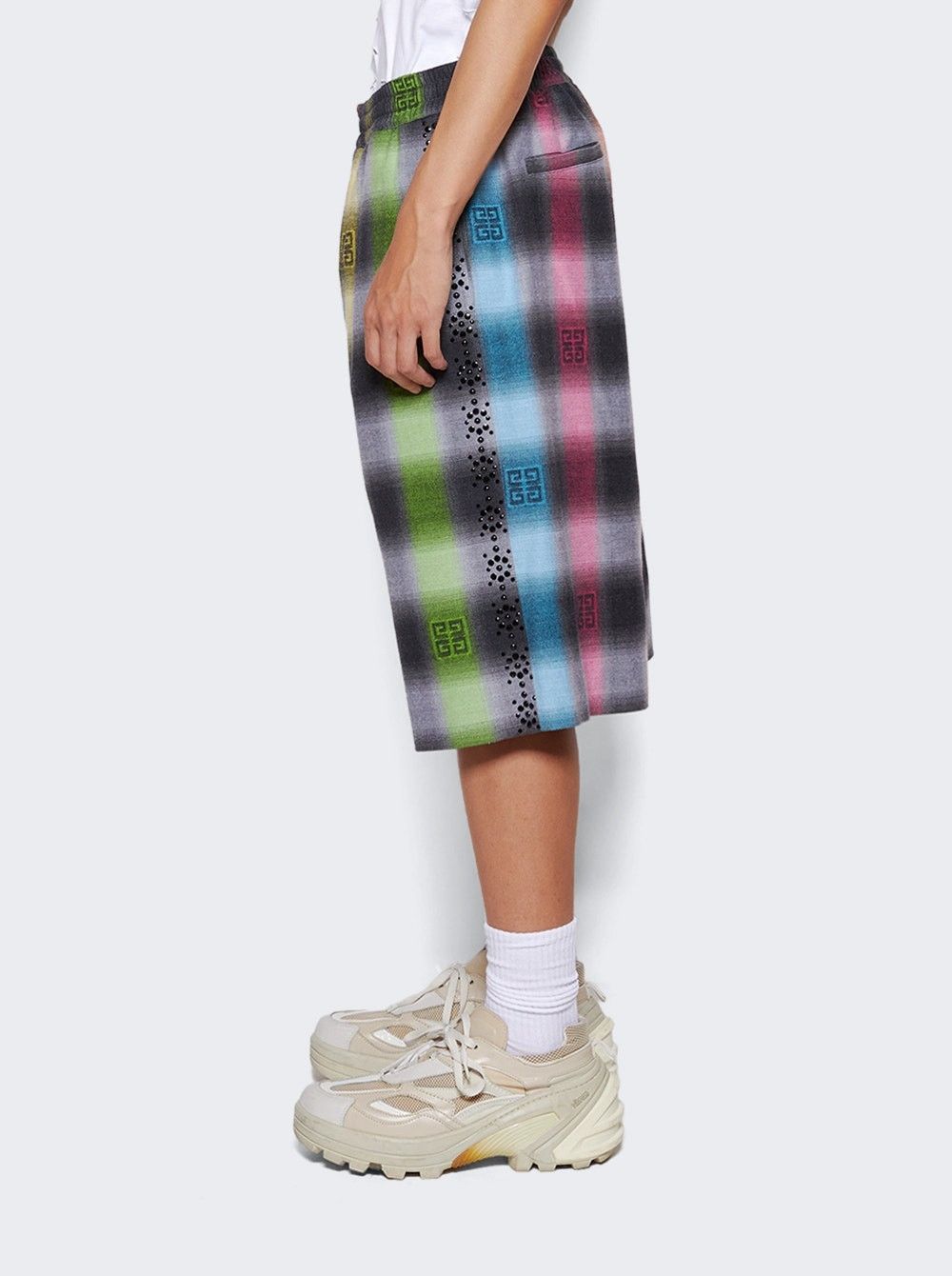 Givenchy o1mle0426 Track Pant Shorts in Multicolor Size US 36 / EU 52 - 4 Thumbnail