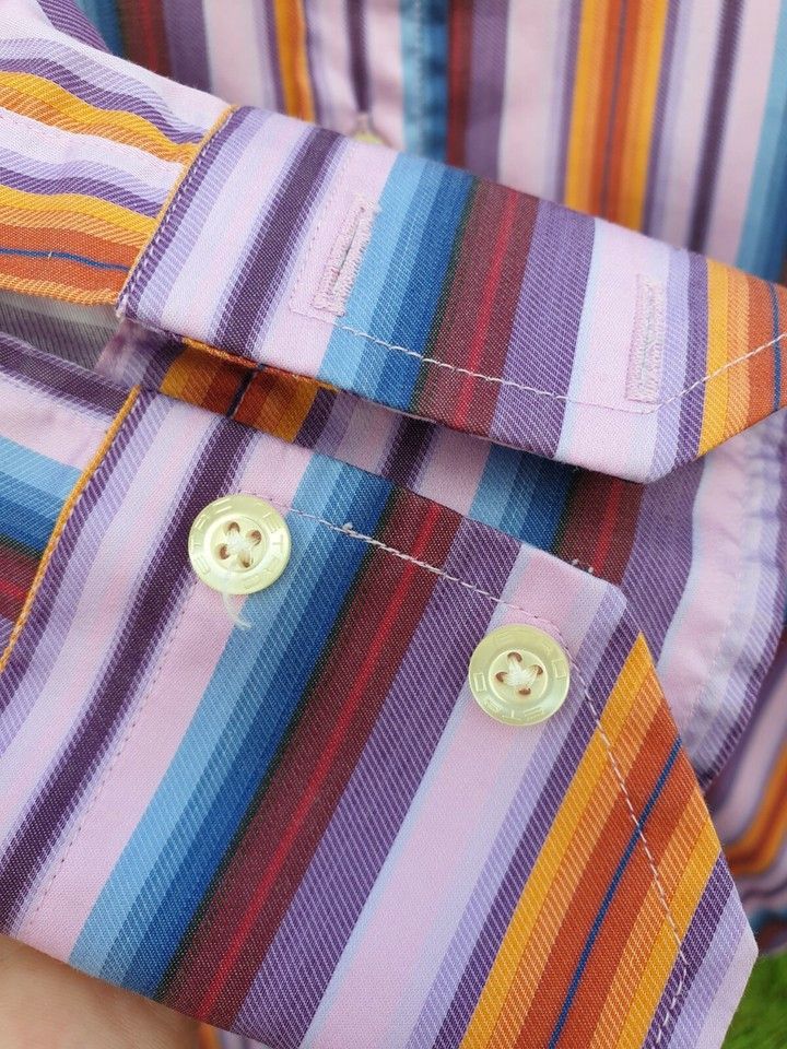 Etro ETRO Shirt Striped Cotton Size 42 Size M / US 6-8 / IT 42-44 - 4 Thumbnail
