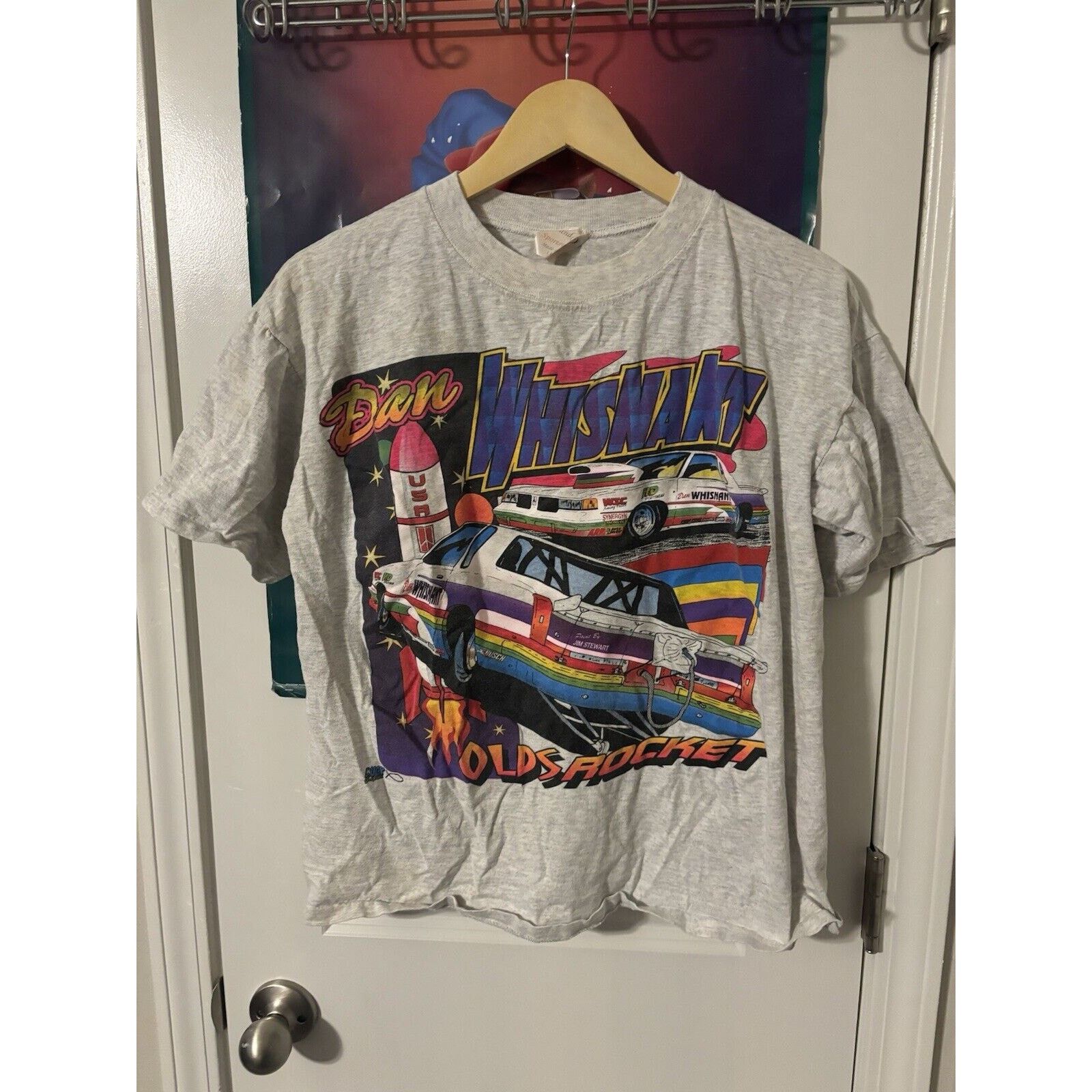 Other Vintage Dan Rocket Nascar Vintage Racing T-shirt grey size L Size US L / EU 52-54 / 3 - 1 Thumbnail