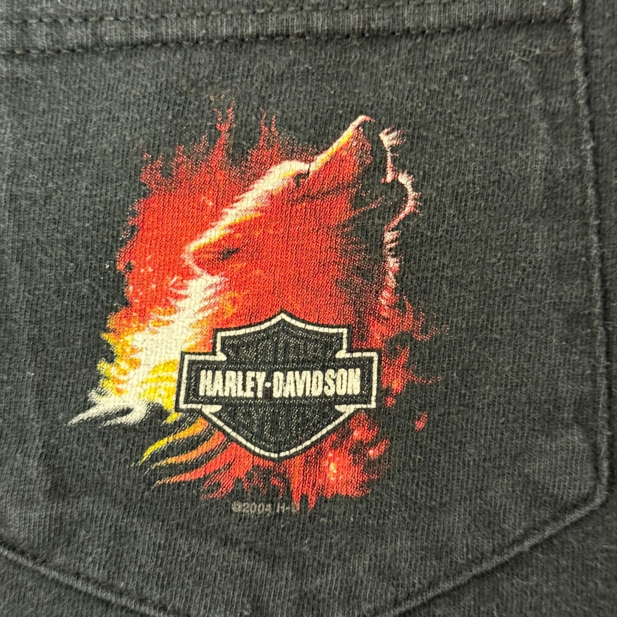 Harley Davidson HD ATV SUNSET CRUIZ Ft Lauderdale Fl HOWLIG WOLF Biker Shirt Size US XXL / EU 58 / 5 - 3 Thumbnail