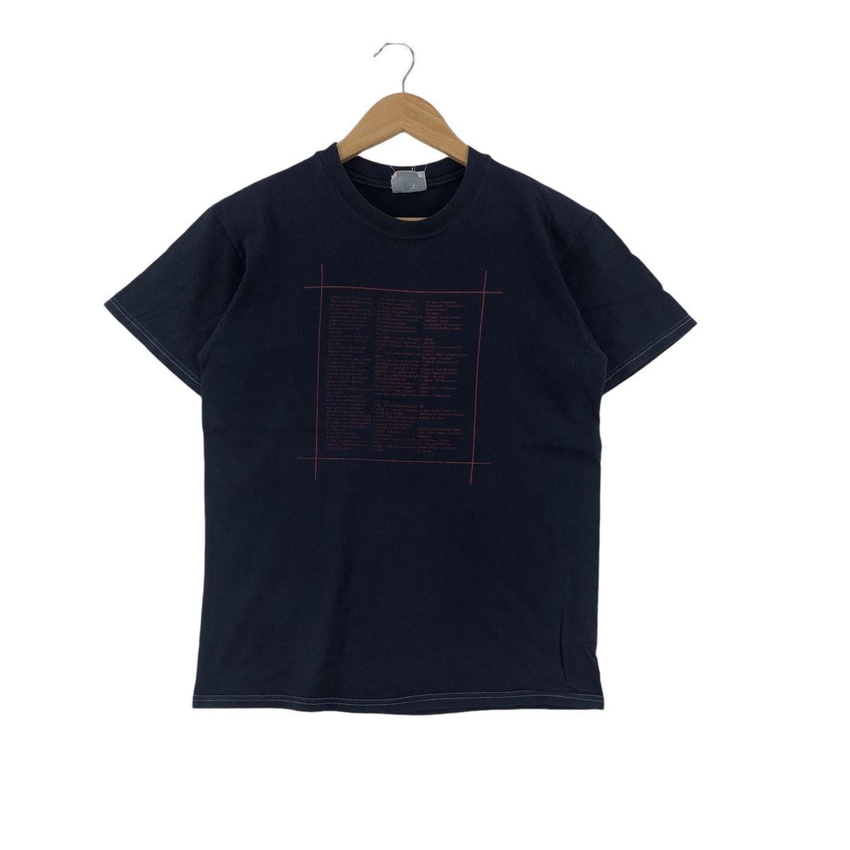 Vintage Vtg Agnès b. 1968 Chronology Graphic Tee Hanes Beefy-T Large Size US L / EU 52-54 / 3 - 1 Thumbnail
