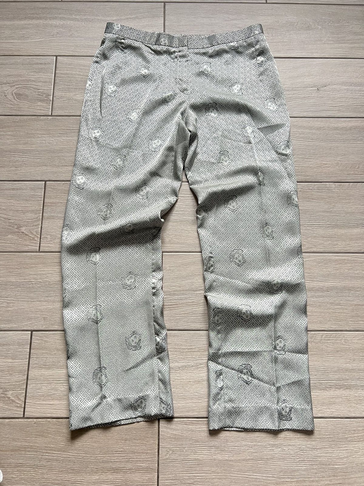 Versace Vintage Versace Blazer Pants Suits Monogram Archive Silver Size L / US 10 / IT 46 - 19 Thumbnail