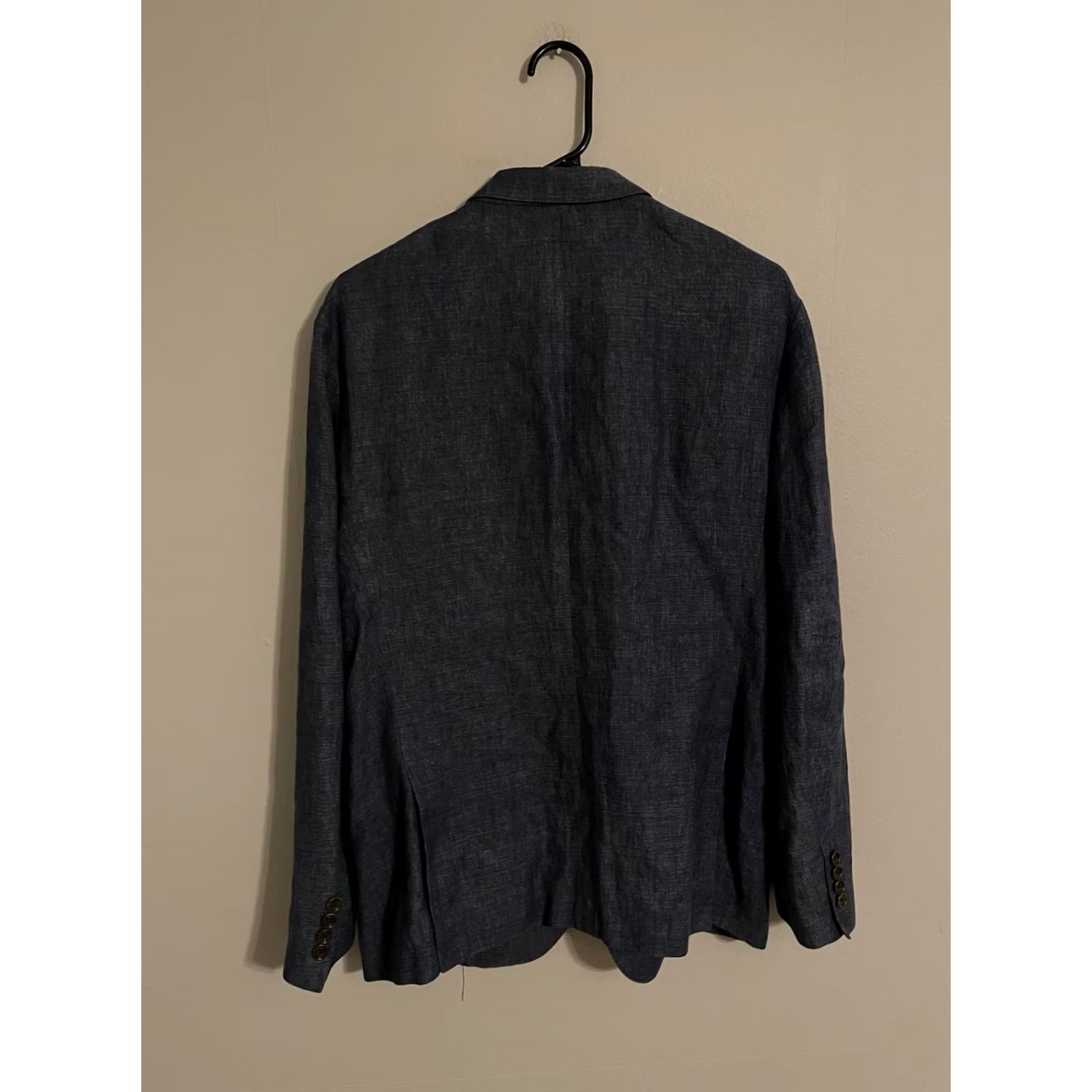 Bonobos Bonobos Slim Fit Lanificio Campore Chambray Linen Blazer Jacket - Men's 40R Size 40R - 4 Thumbnail