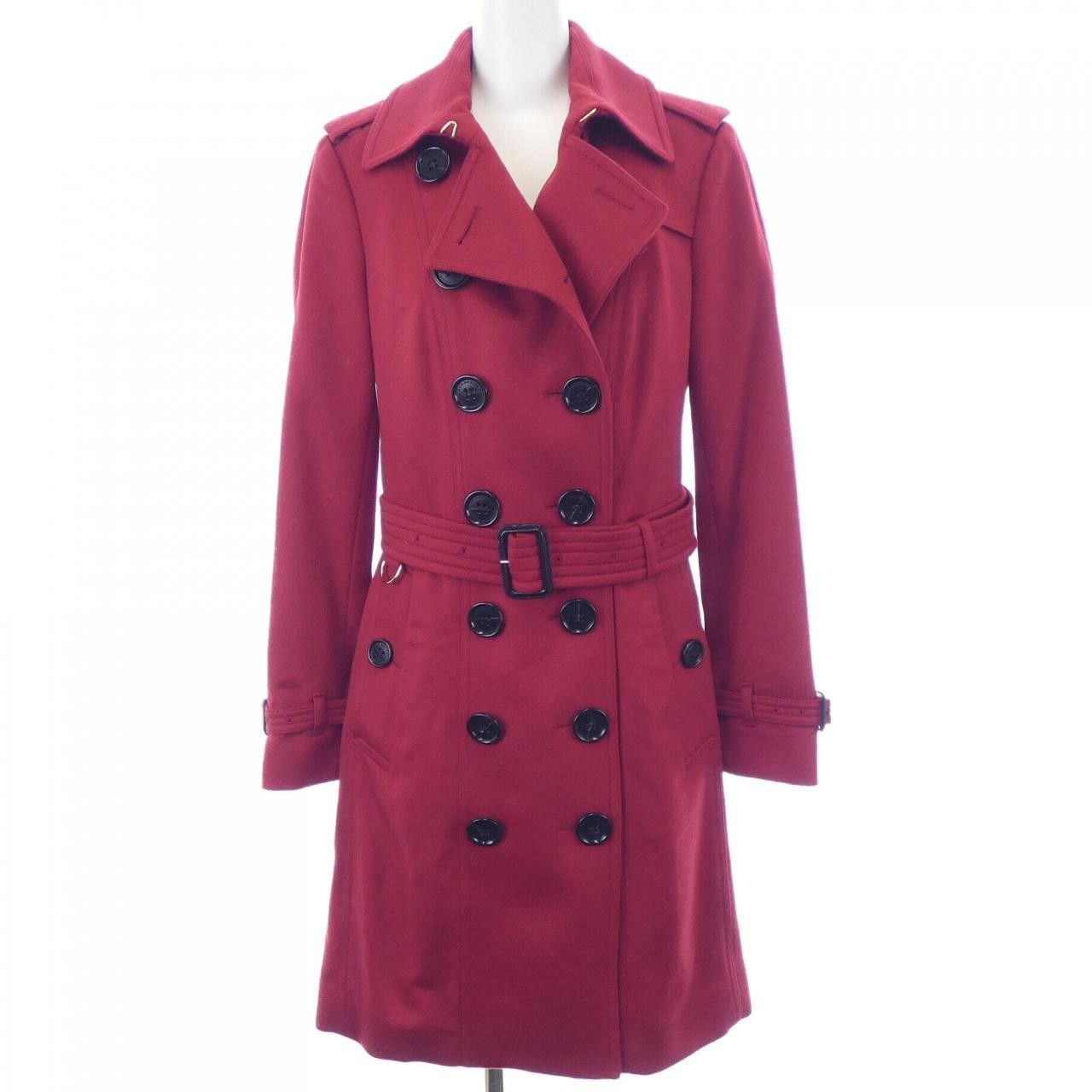 Burberry Burberry Burberry Cashmere Coat Textile Outerwear 3994456 DUTY FREE for USA Size ONE SIZE - 1 Thumbnail