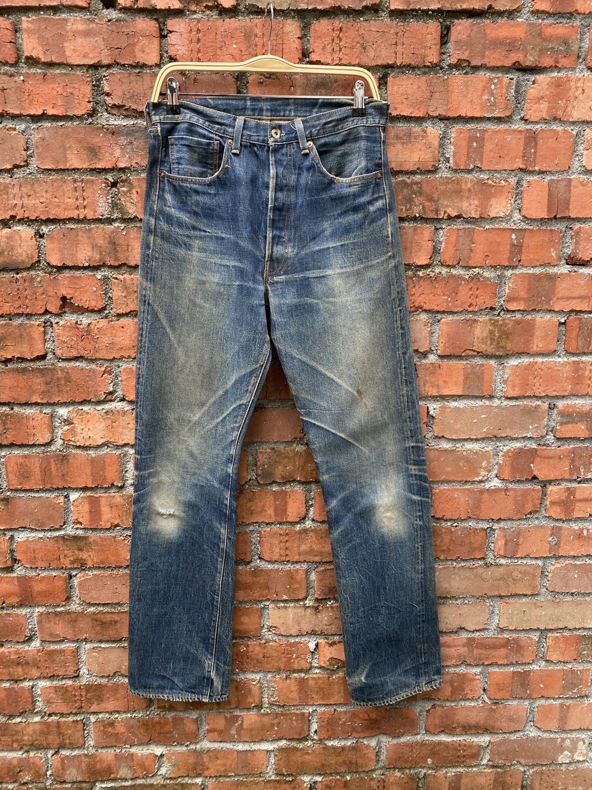 Levi's × Levi's Vintage Clothing × Vintage W31x32 Vintage LVC levi's 501 big E redline distressed Size US 31 - 1 Thumbnail