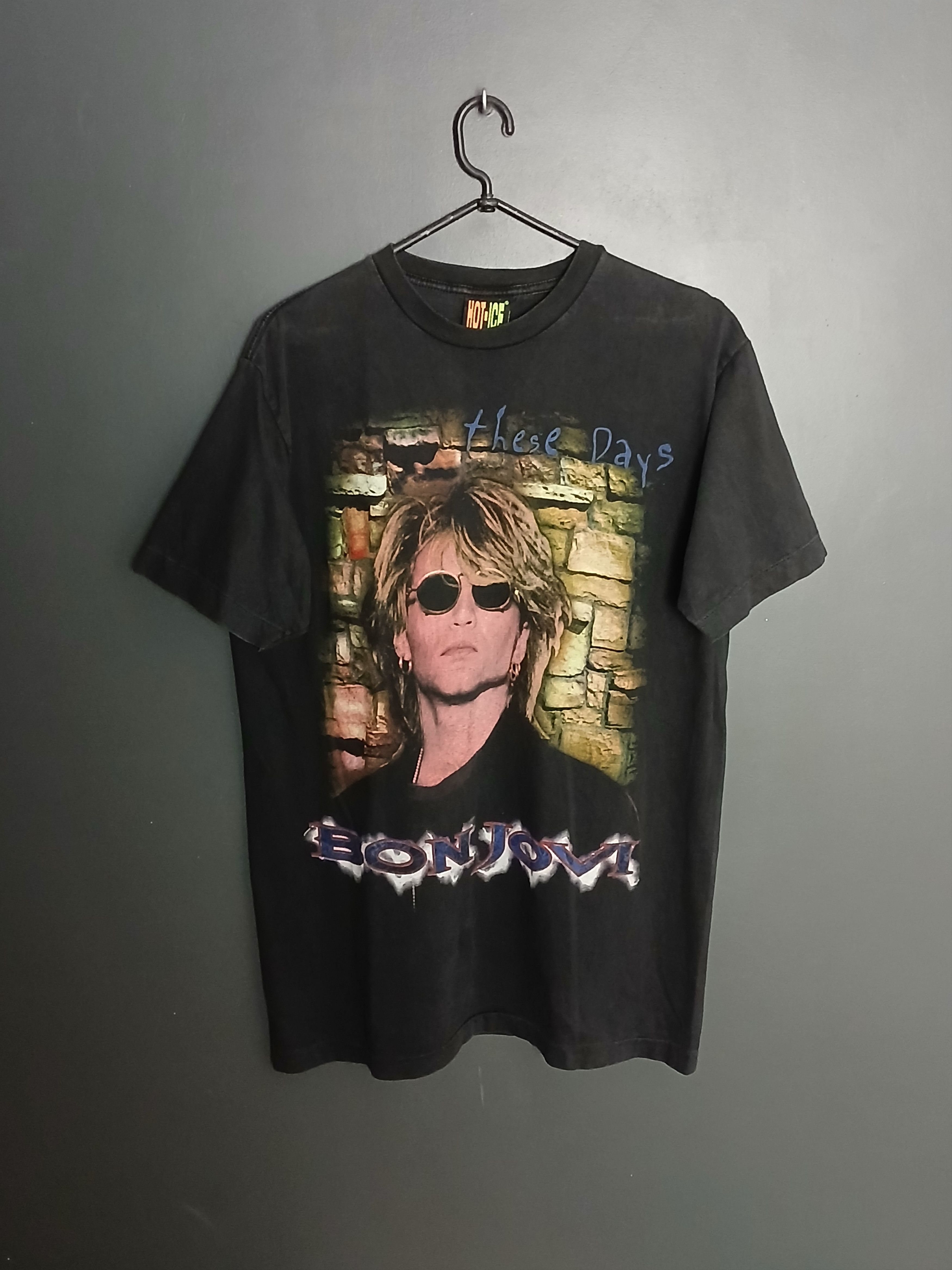 Band Tees × Bon Jovi × Vintage Vintage Bon Jovi Single Stitch T-Shirt Size US L / EU 52-54 / 3 - 1 Thumbnail