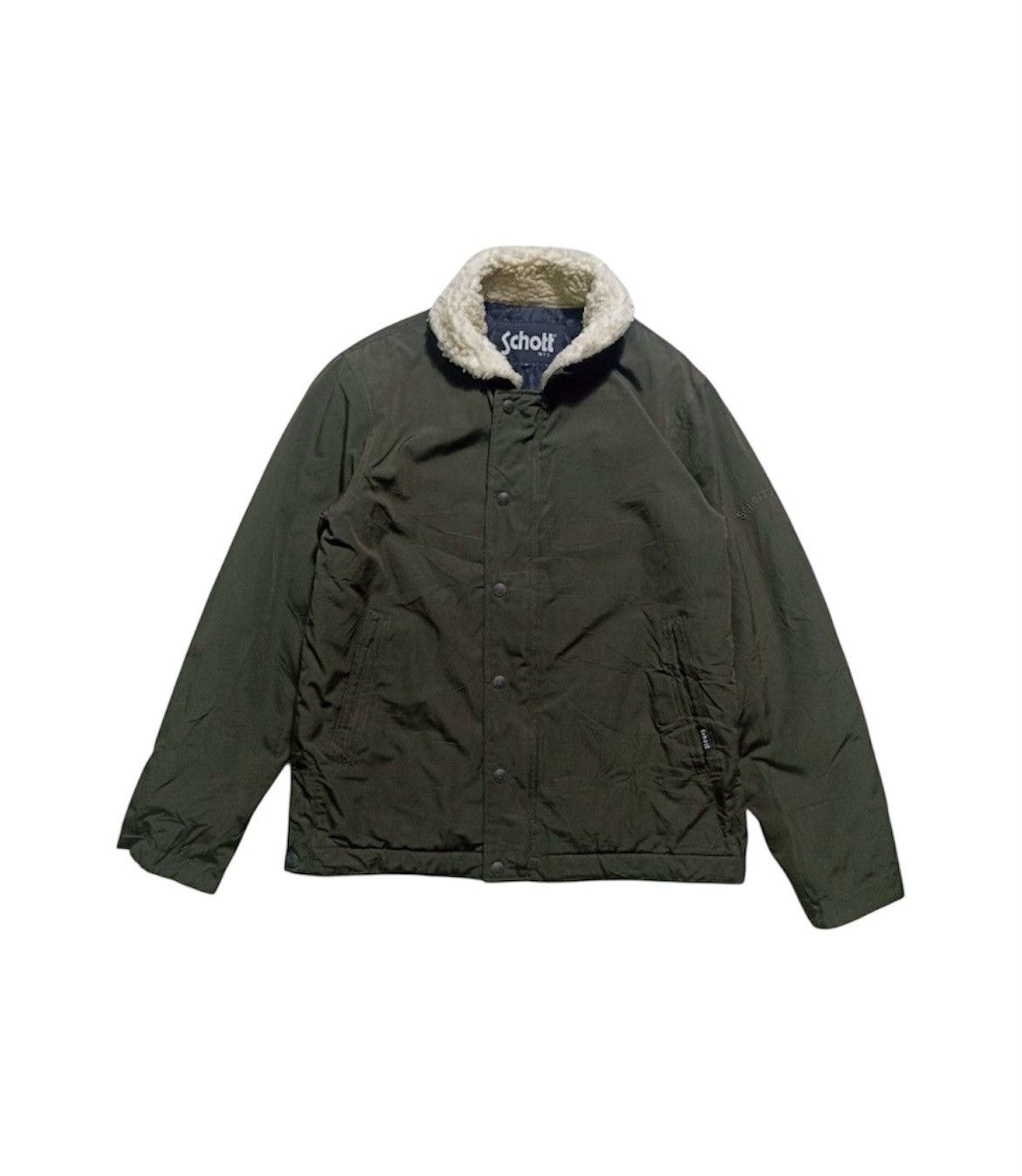 Schott Vintage Schott Fur Parka Jacket Size US L / EU 52-54 / 3 - 1 Thumbnail