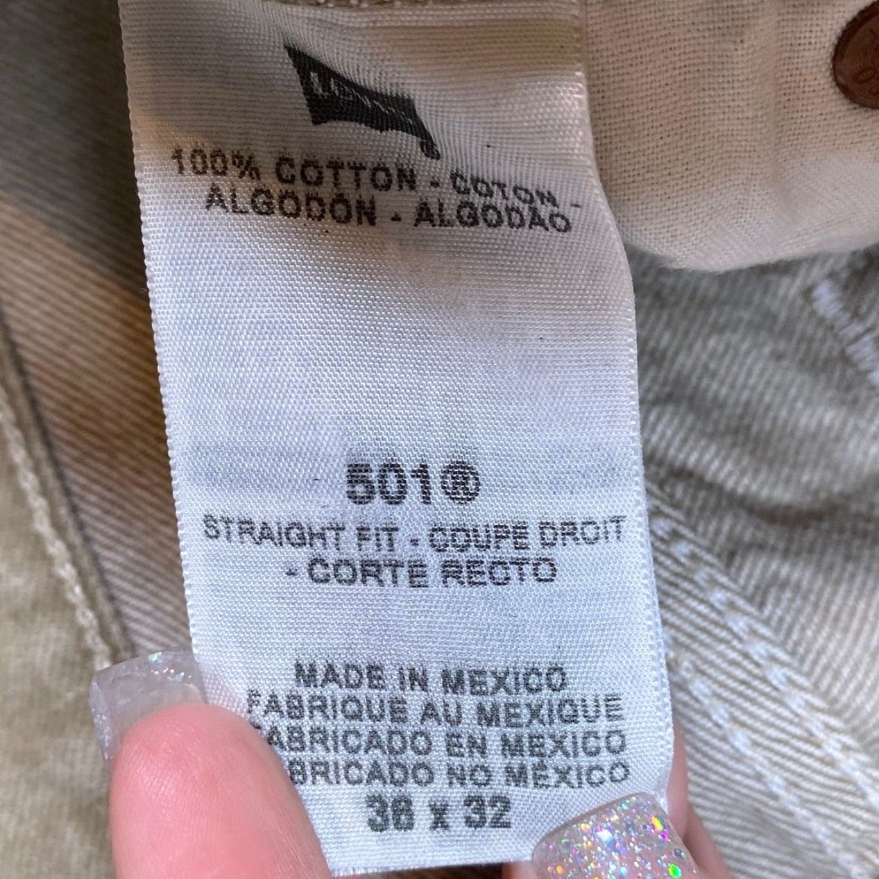 Levi's Levi's Jeans Brown Denim 501 Button Fly Straight Cotton 34x29 Mens Regular 5-Pocket Design Modern Casual Size US 34 / EU 50 - 5 Thumbnail
