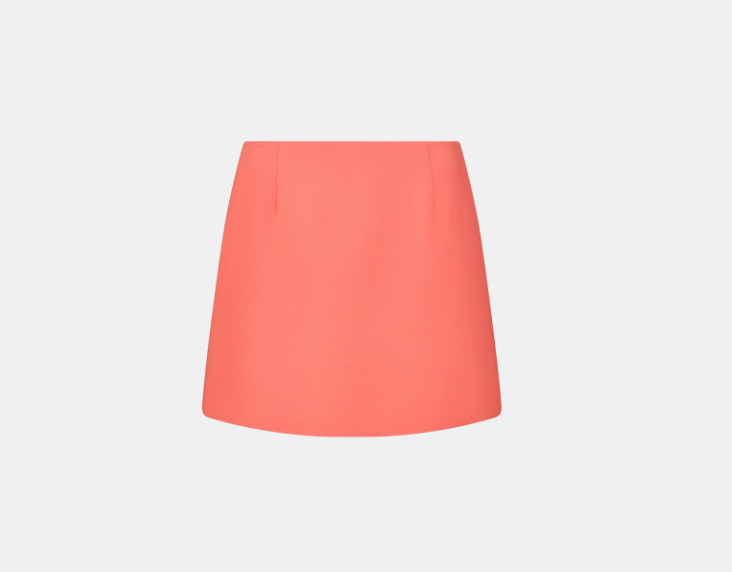 Dior o1w1db10925 441J92 Dioriviera Mini Skirt in Coral Size 26" / US 2 / IT 38 - 1 Thumbnail