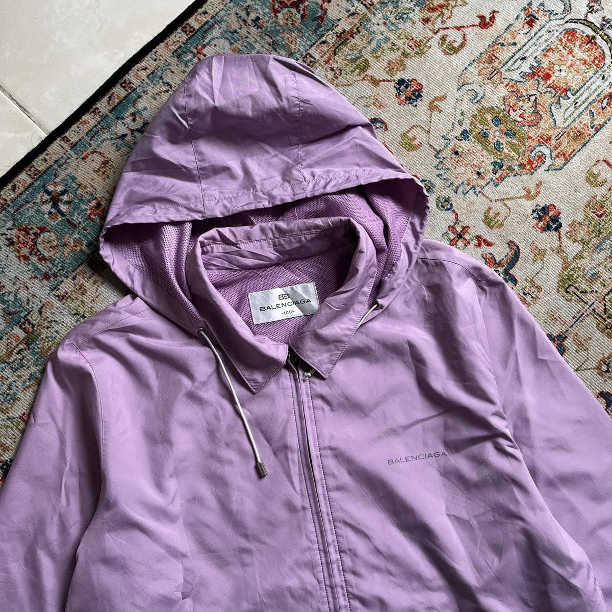 Balenciaga Vintage Balenciaga lilac jacket Size L / US 10 / IT 46 - 4 Thumbnail