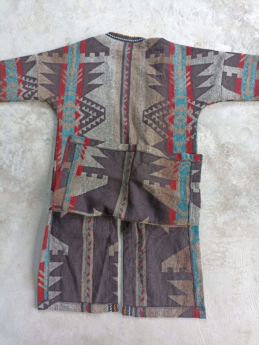 Designer × Japanese Brand Vintage meirire Long Cardigan nice design Size M / US 6-8 / IT 42-44 - 7 Thumbnail