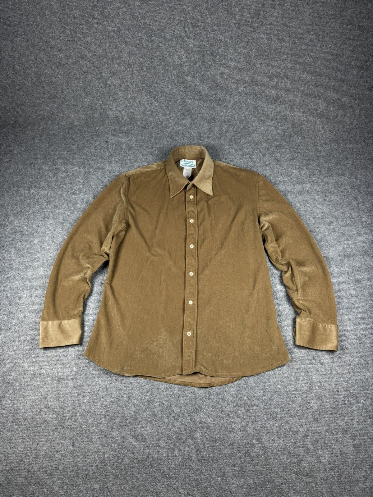 Vintage velvet Diesel shirt button ups