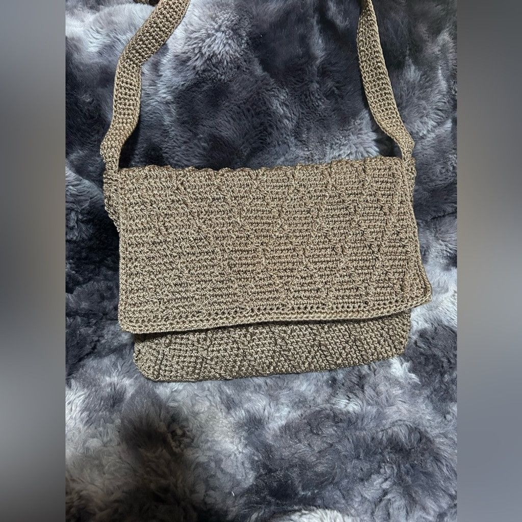 The Sak The Sak brown crochet purse #crochet #boho #festival Size ONE SIZE - 2 Thumbnail