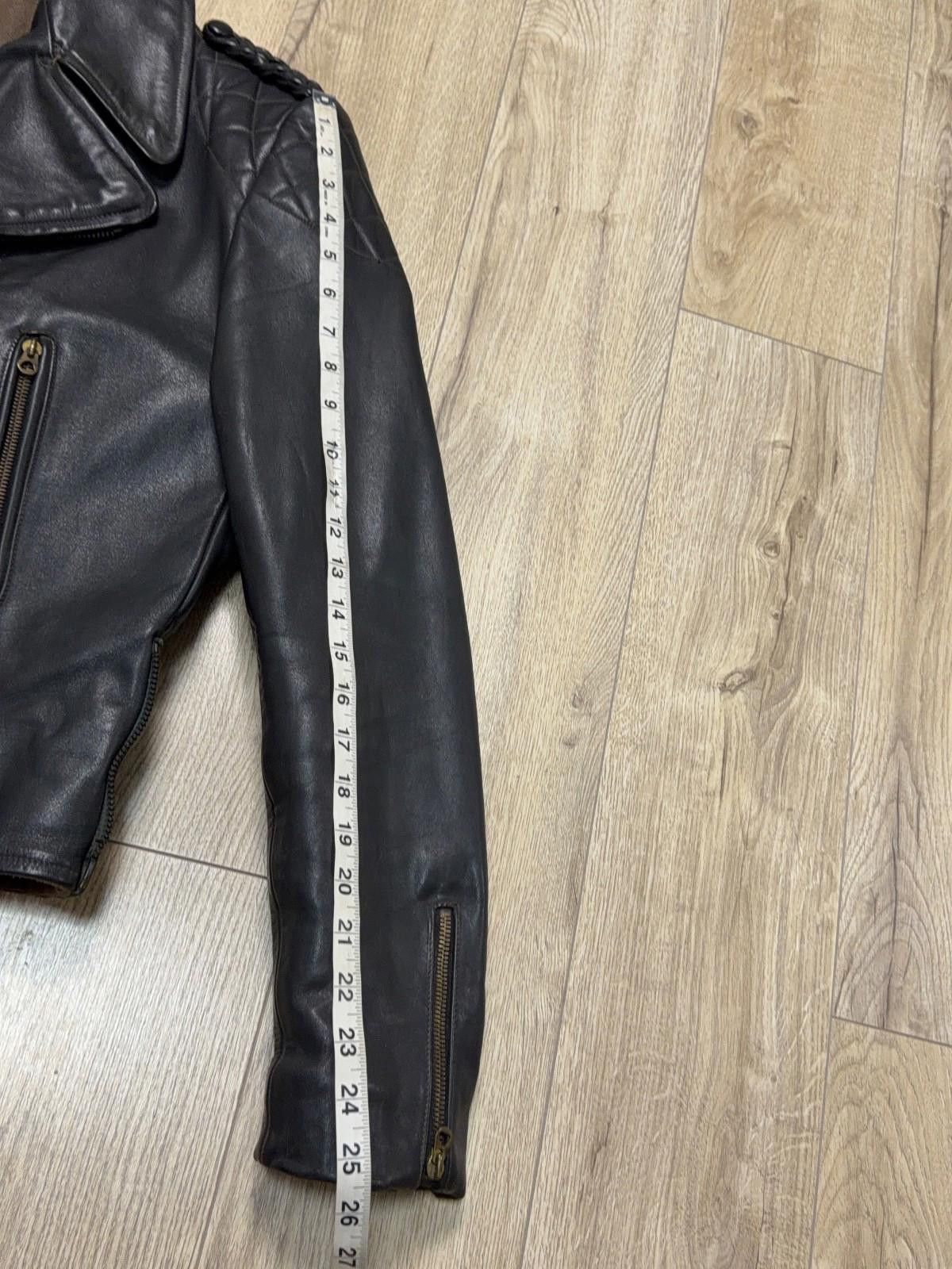 The Unbranded Brand Vintage Mens 1960-70s German Leather Jacket Motorcycle Biker Size US L / EU 52-54 / 3 - 11 Thumbnail