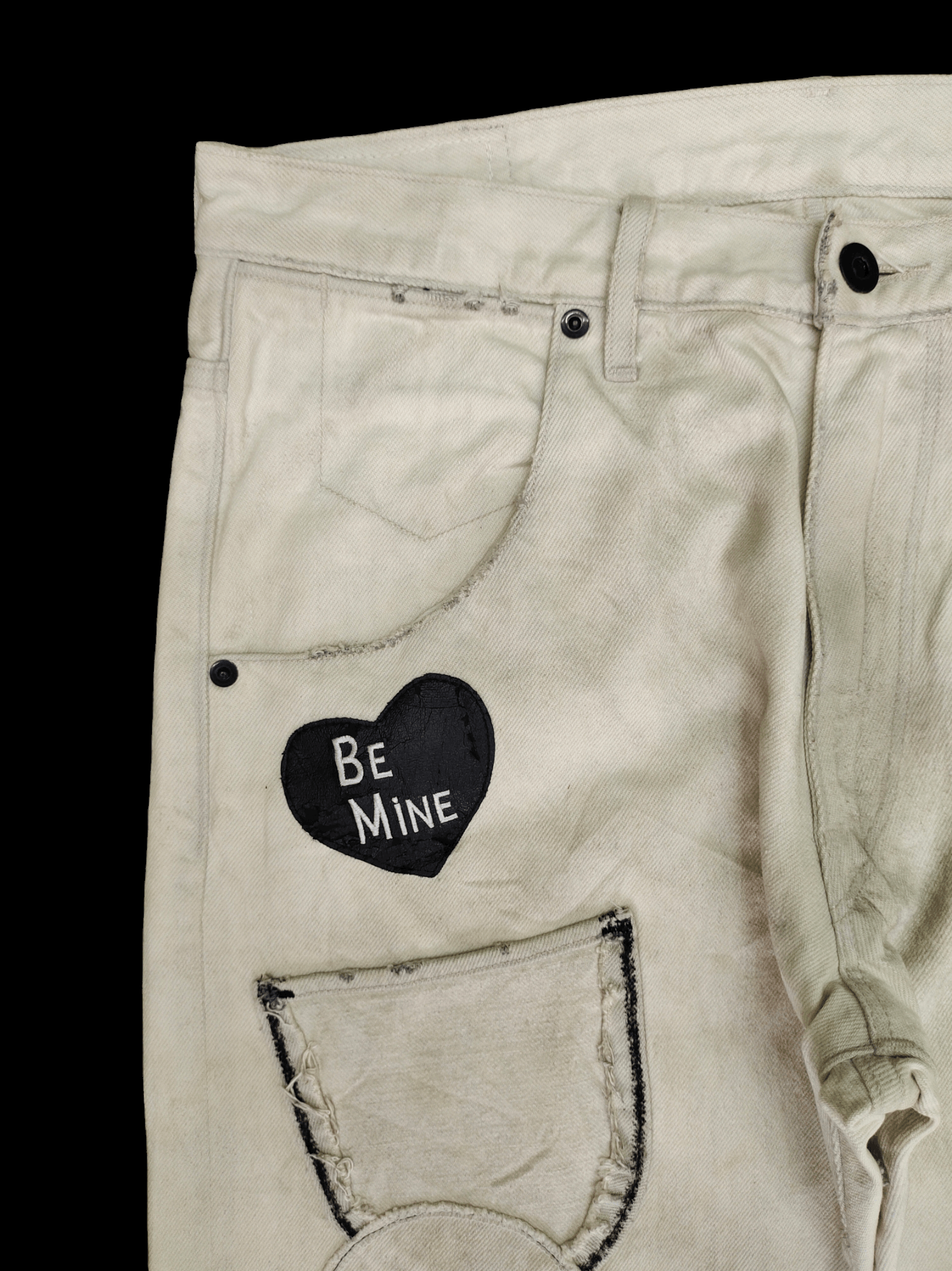 If Six Was Nine Seditionaries Jeans Rna Dirty Wash Punk Gothic Streetwear Size US 31 - 4 Thumbnail