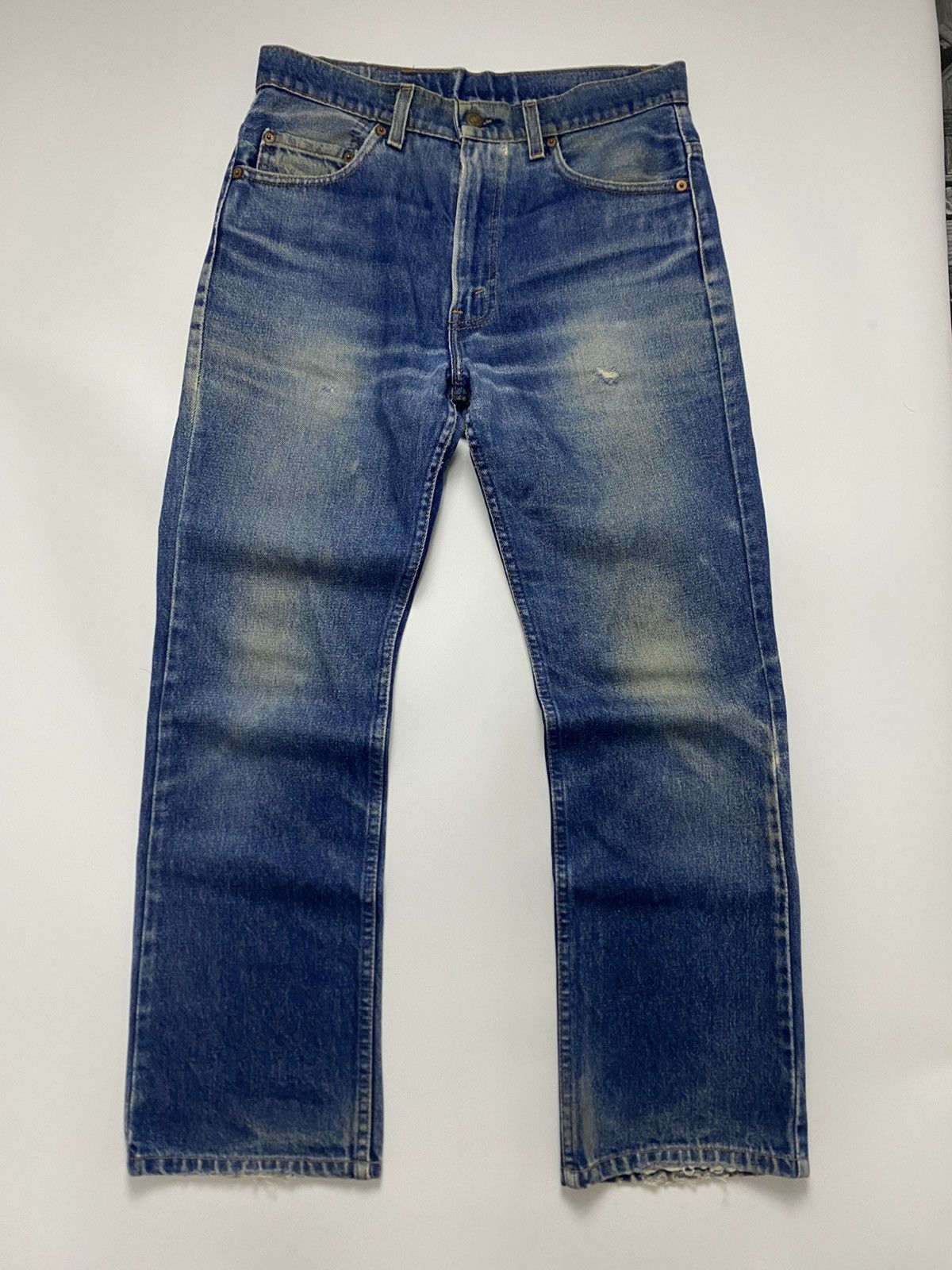 Levi's Rare Vintage 70s Levis 517 studd denim jeans Size US 32 / EU 48 - 1 Thumbnail