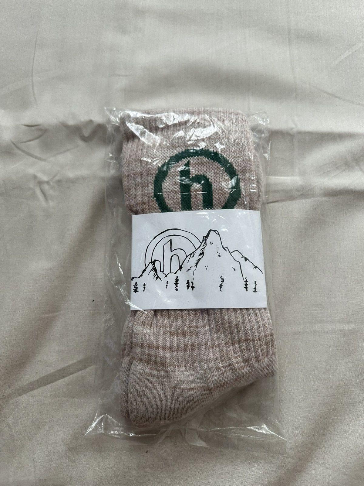 HIDDEN Peach Heather Socks Size ONE SIZE - 1 Thumbnail