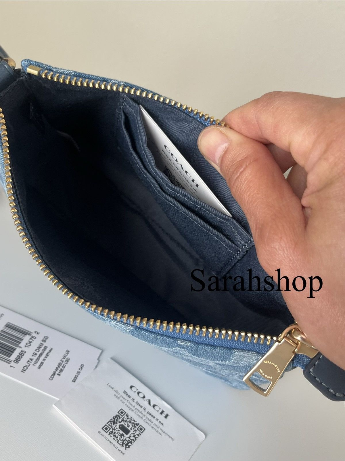 Coach Coach Nolita 19 In Signature Denim Size ONE SIZE - 10 Thumbnail
