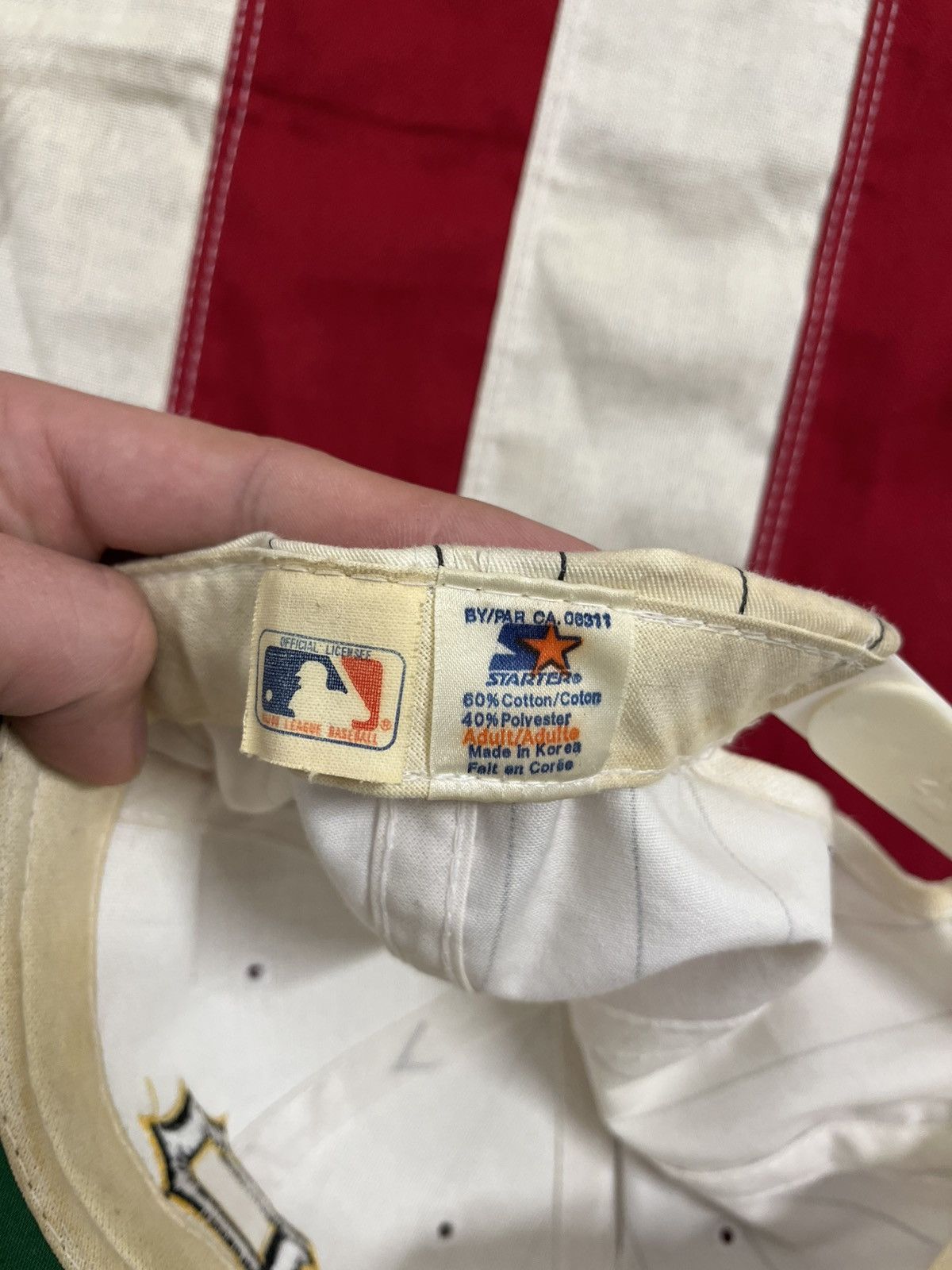 Starter Vintage Pittsburgh Pirates Starter Cap Made in Korea Size ONE SIZE - 5 Thumbnail