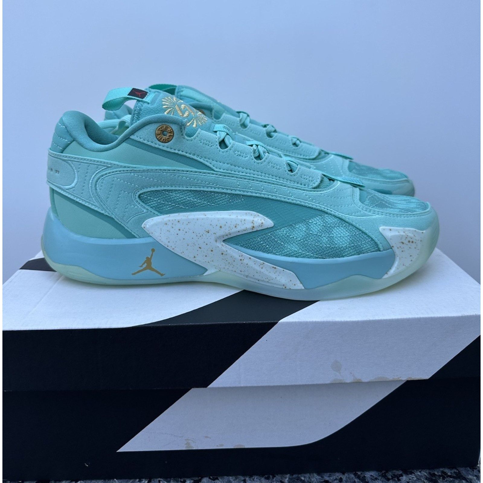Nike Nike Mens Air Jordan Luka 2 DX8733-300 Blue Basketball10 Size US 10 / EU 43 - 1 Thumbnail