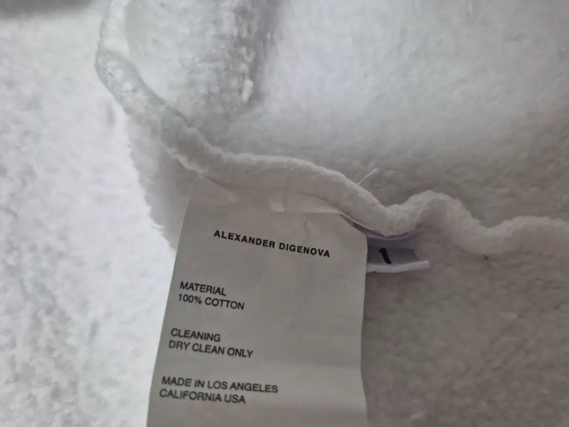 ALEXANDER DIGENOVA Alexander Digenova Dirty White Rubber Band Zip Hoodie Size US S / EU 44-46 / 1 - 8 Thumbnail