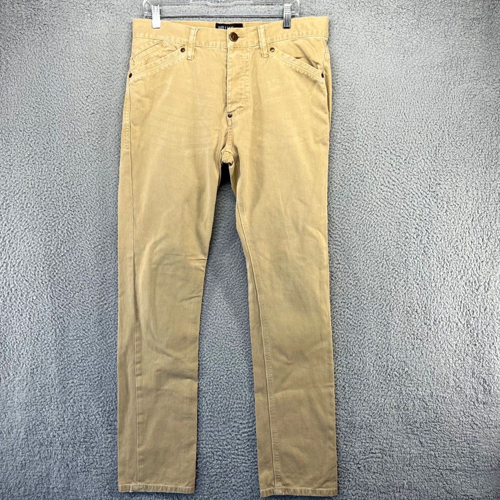 Vintage Mens Tan Brown Chino Khaki Outdoor Hiking William Rast Pants Relaxed Fit 32 Waist 34 Inseam Grailed