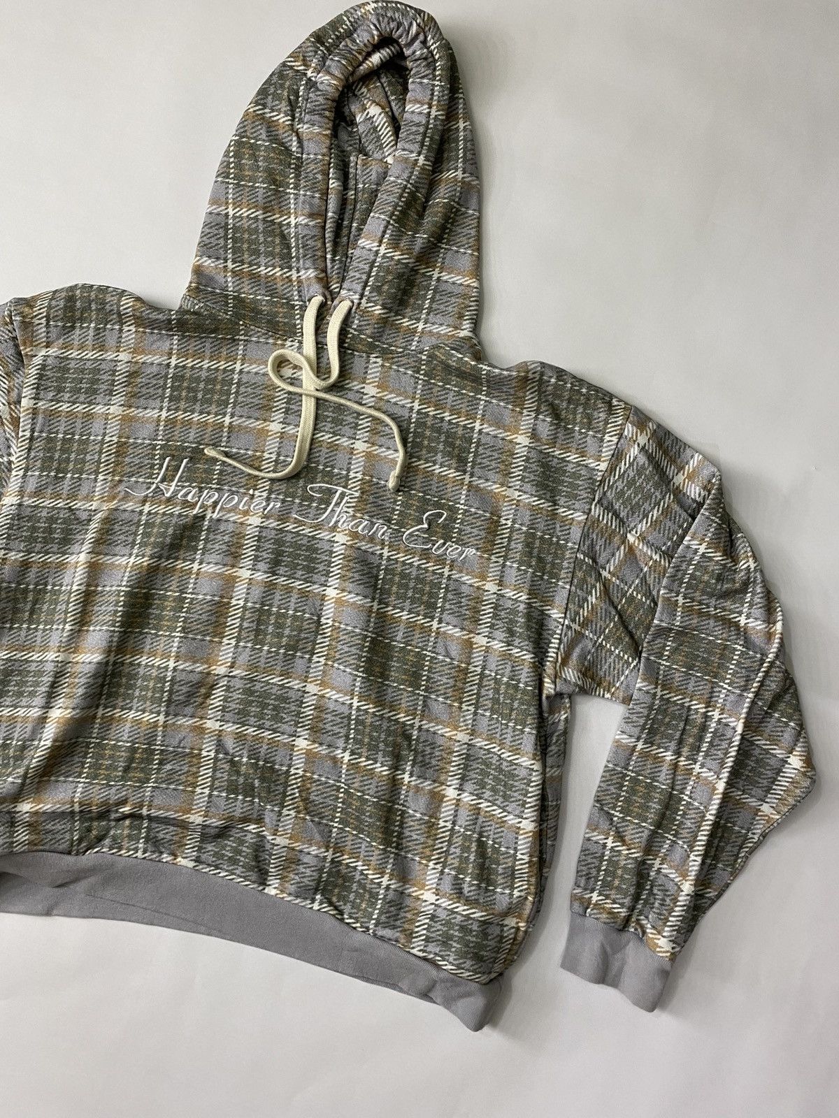 Band Tees HAPPIER THAN EVER PLAID HOODIE. Size US S / EU 44-46 / 1 - 3 Thumbnail