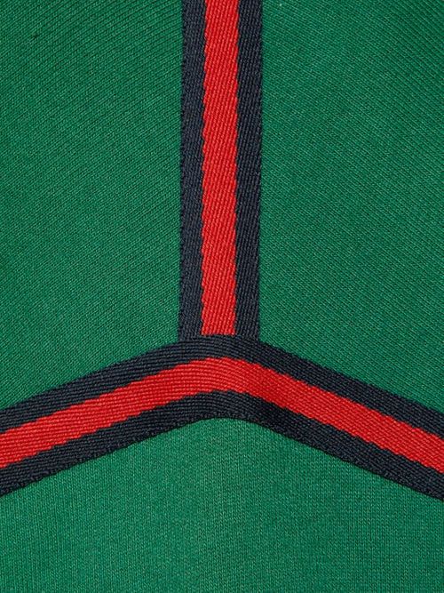 Gucci o1loc1c0925 Cotton Jersey Hooded Sweatshirt in Green Size US XL / EU 56 / 4 - 6 Thumbnail