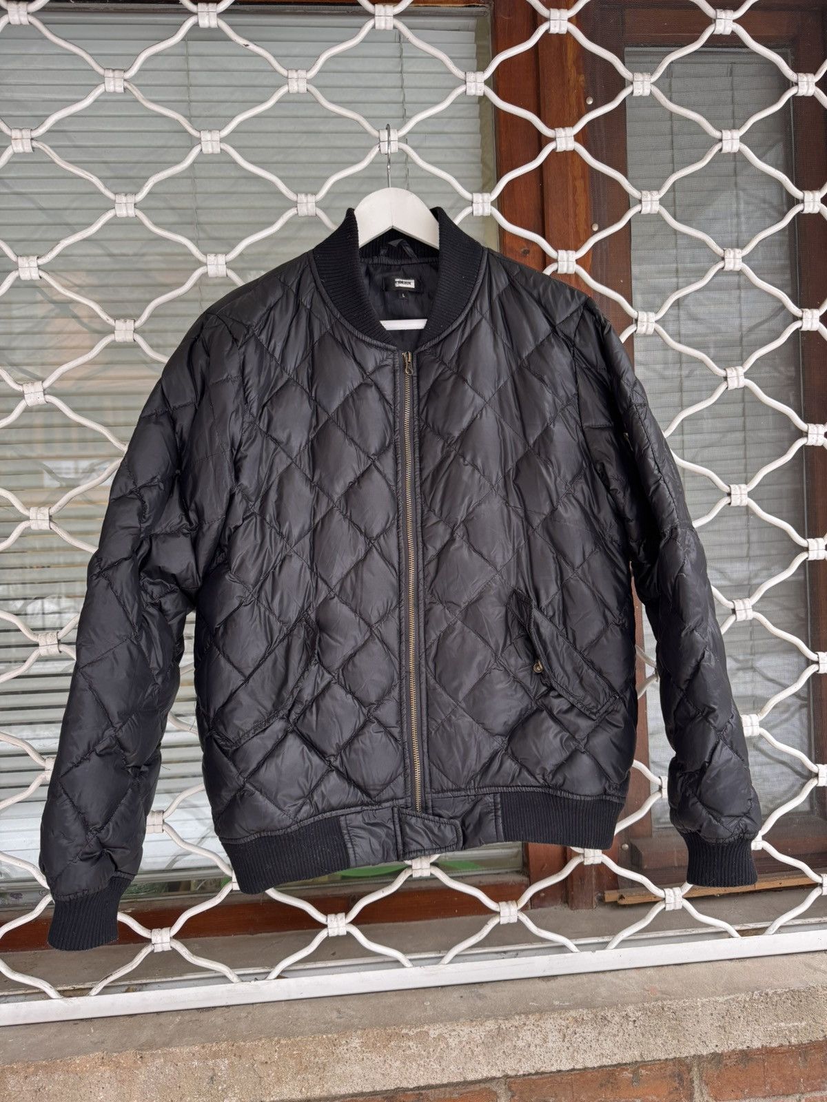 Vintage Vintage Bikbok real down bomber jacket size L Size L / US 10 / IT 46 - 3 Thumbnail