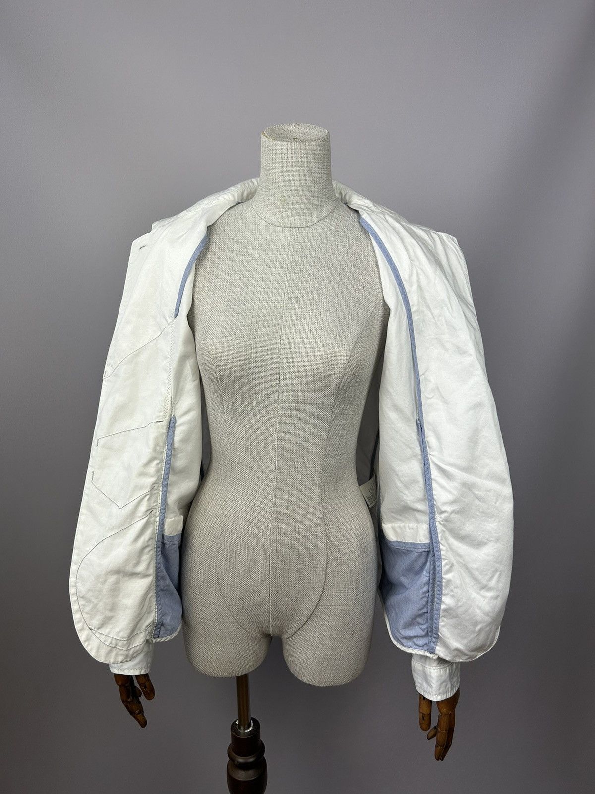 Marithe + Francois Girbaud × Vintage LE JEAN DE MARITHE FRANCOIS GIRBAUD Cotton Blazer Jacket Size XL / US 12-14 / IT 48-50 - 12 Thumbnail