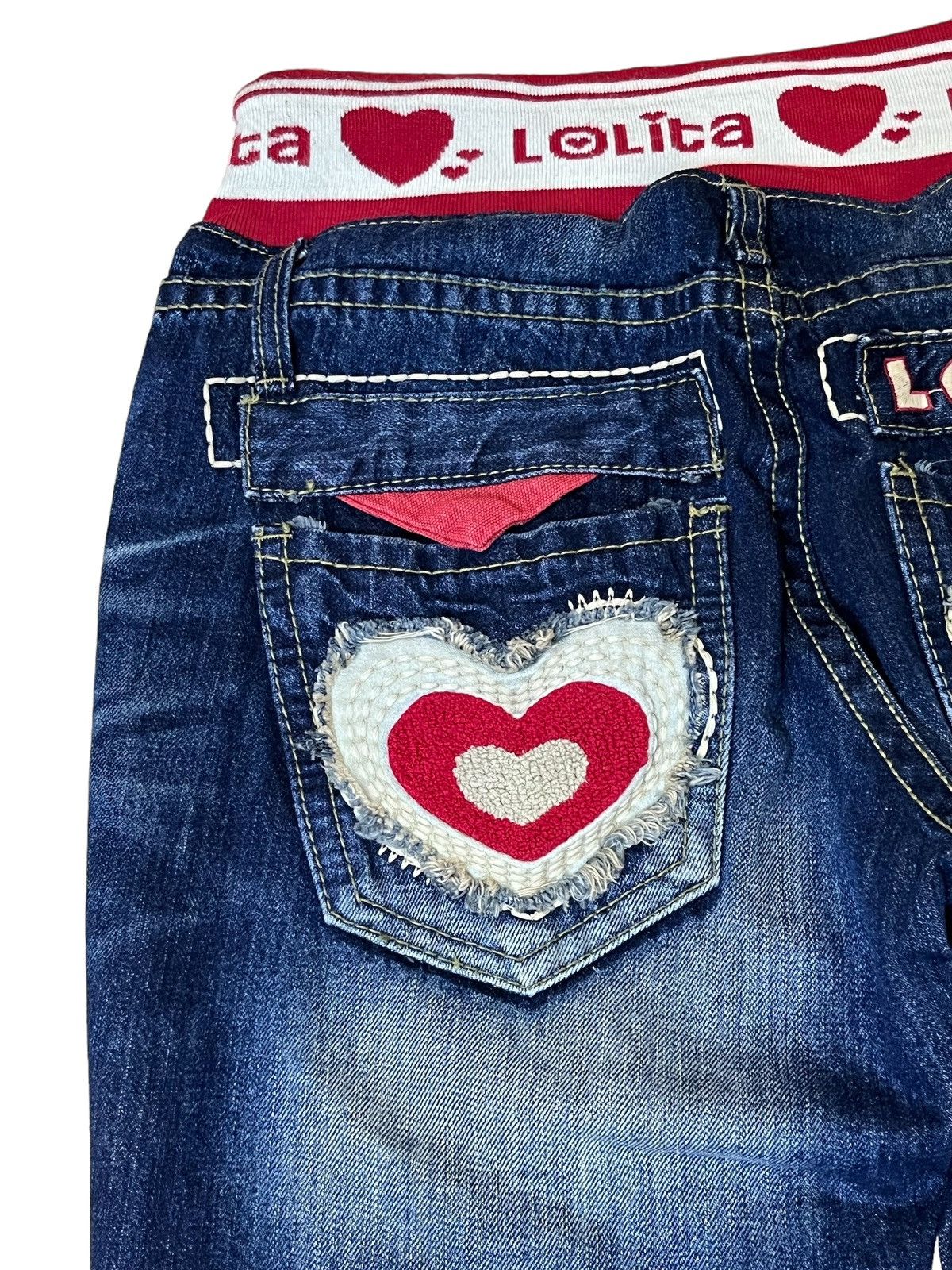 Japanese Brand Y2K FASHION YOSHITOMO NARA LOLITA DRAWSTRING WAIST JEANS Size US 32 / EU 48 - 9 Thumbnail