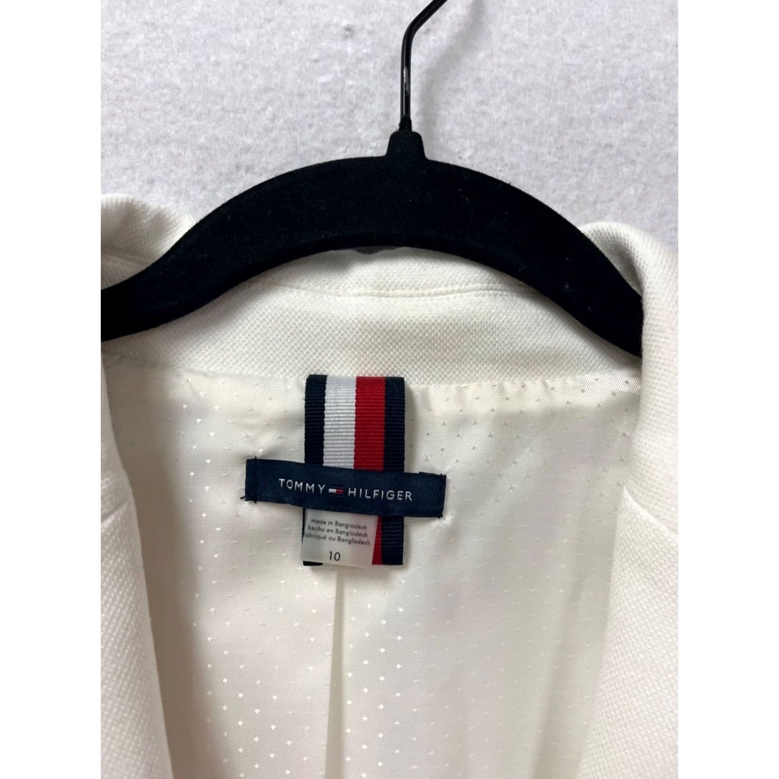Tommy Hilfiger VINTAGE Tommy Hilfiger White Coat Blazer Coat Unisex Adults 10 White Jacket Blazer Mens Womens 10? Size L / US 10 / IT 46 - 3 Thumbnail