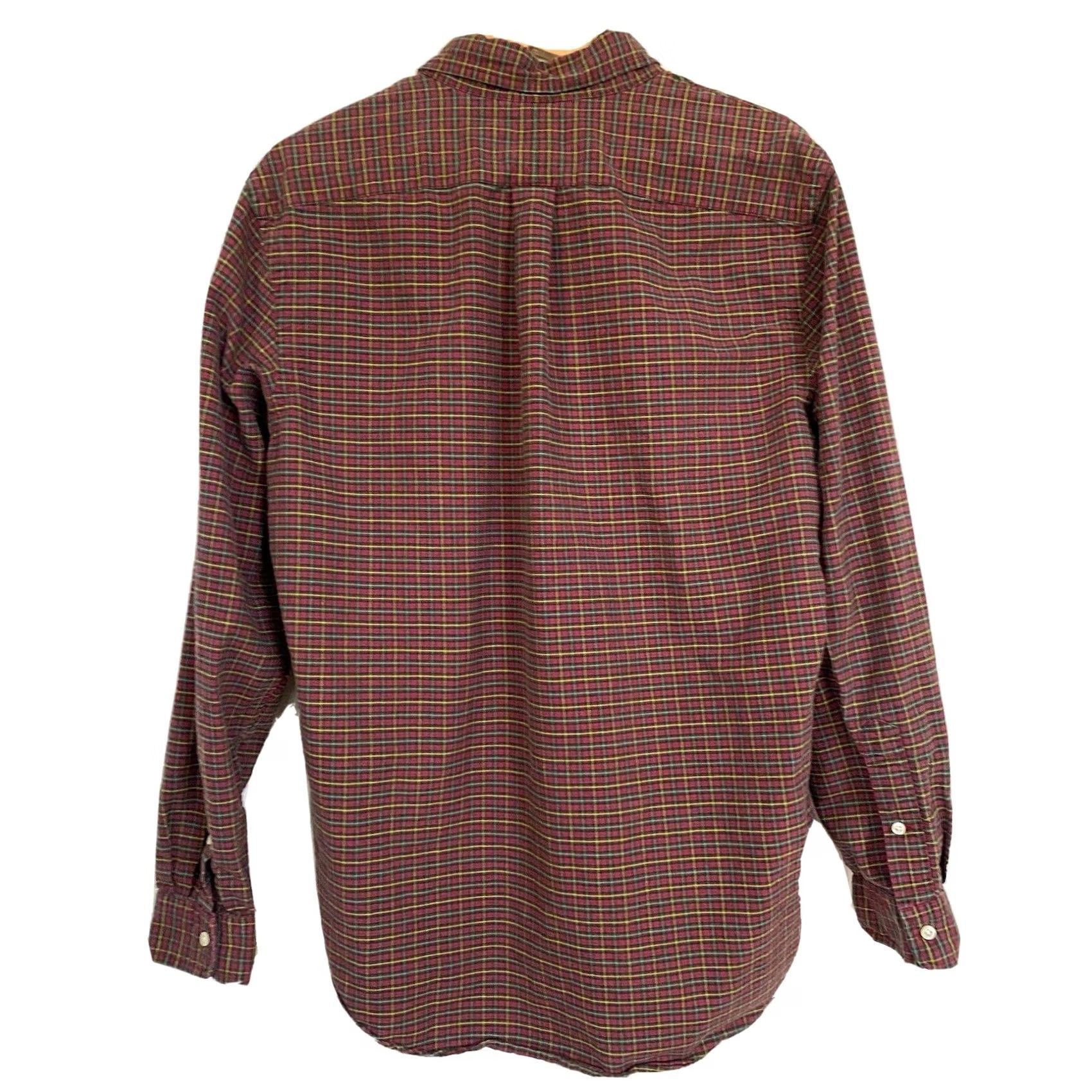 Ralph Lauren Ralph Lauren Men’s Shirt Plaid Button-Down Pony Red Long Sleeve Cotton Sz L Size US L / EU 52-54 / 3 - 3 Thumbnail
