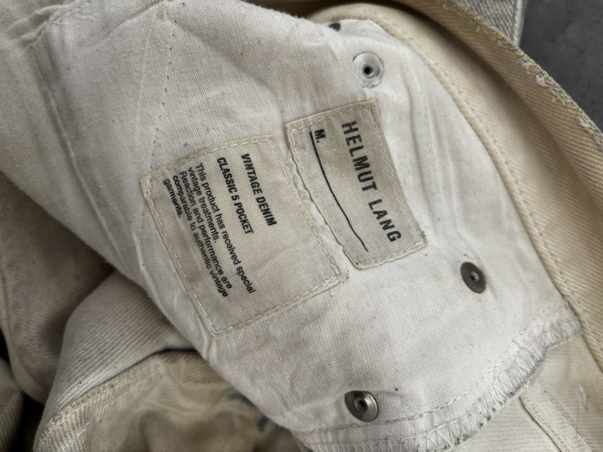 Helmut Lang Helmut Lang ‘Broken’ Classic 5 Pocket Denim Painter Jeans Size US 30 / EU 46 - 6 Thumbnail