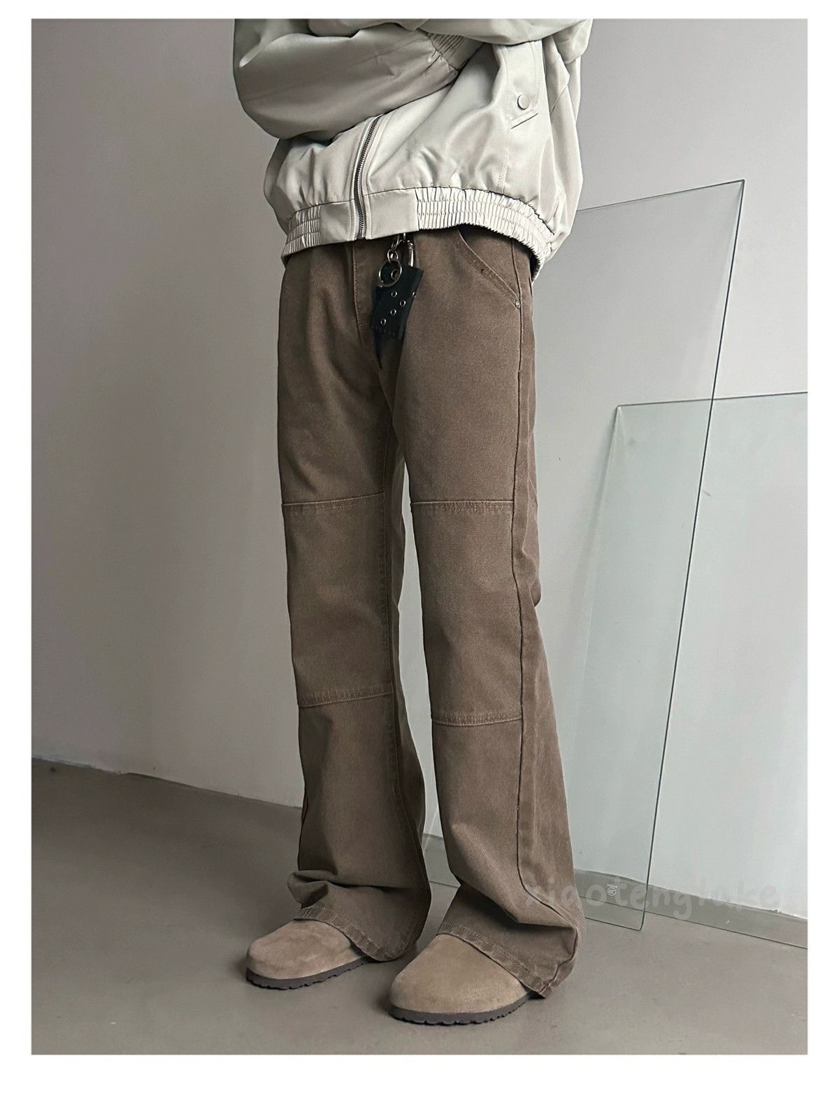 Designer × Japanese Brand × Vintage washed faded patchwork yuppie punk bootcut jeans Size US 30 / EU 46 - 5 Thumbnail