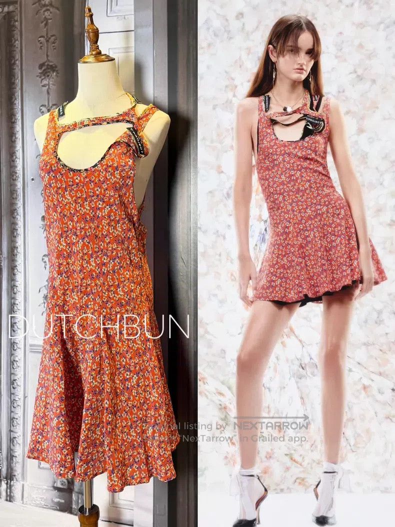 Y/Project Y/Project Floral Print Dress Size XS / US 0-2 / IT 36-38 - 1 Thumbnail