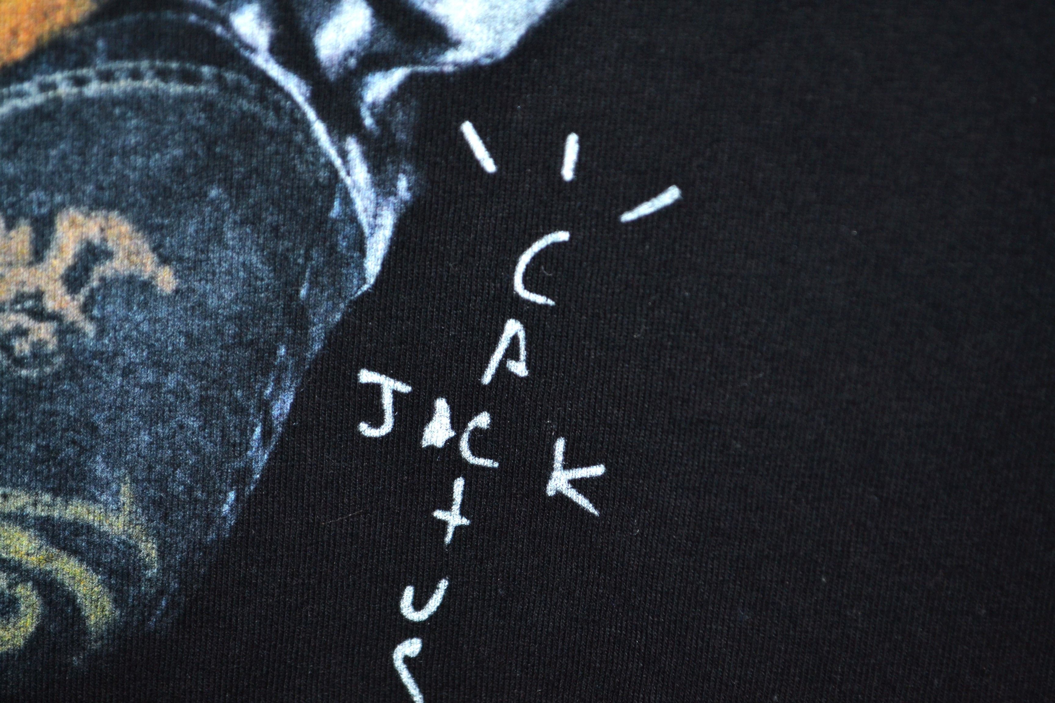 Band Tees Travis Scott Cactus Jack S 42 Black Cotton Allsports T-shirt Size US XS / EU 42 / 0 - 4 Thumbnail