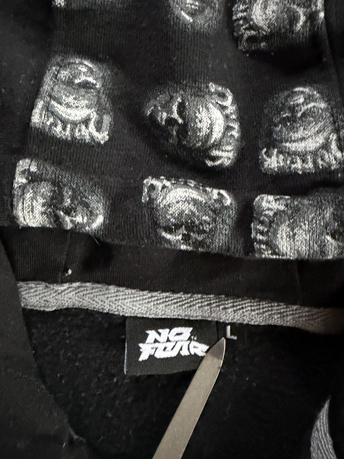 No Fear 00s No Fear Skulls Printed Zip Hoodie L M Affliction Rare Size US L / EU 52-54 / 3 - 9 Thumbnail