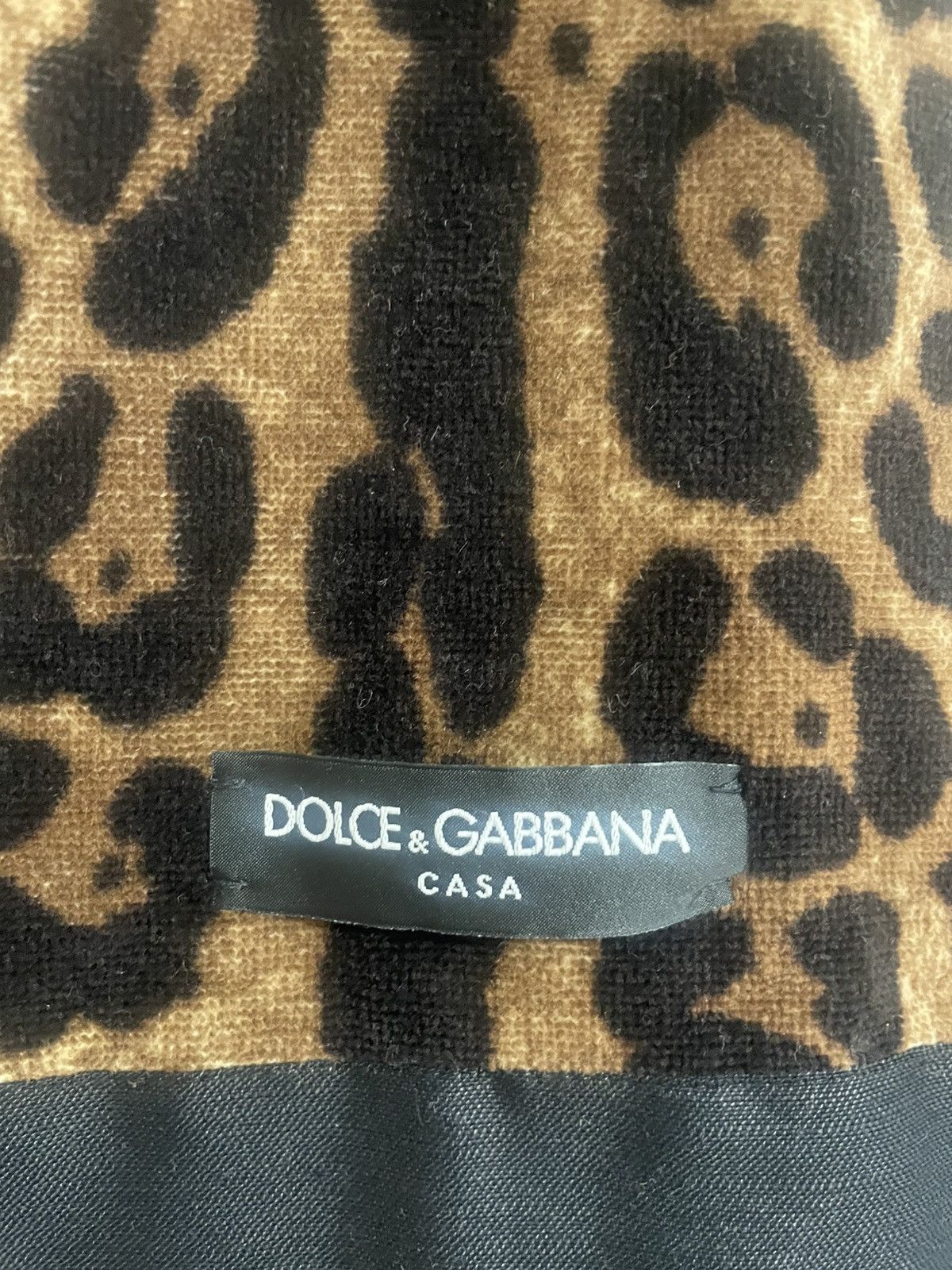 Dolce & Gabbana Dolce & Gabbana Terry Cotton Bath Robe Size M Size ONE SIZE - 9 Thumbnail