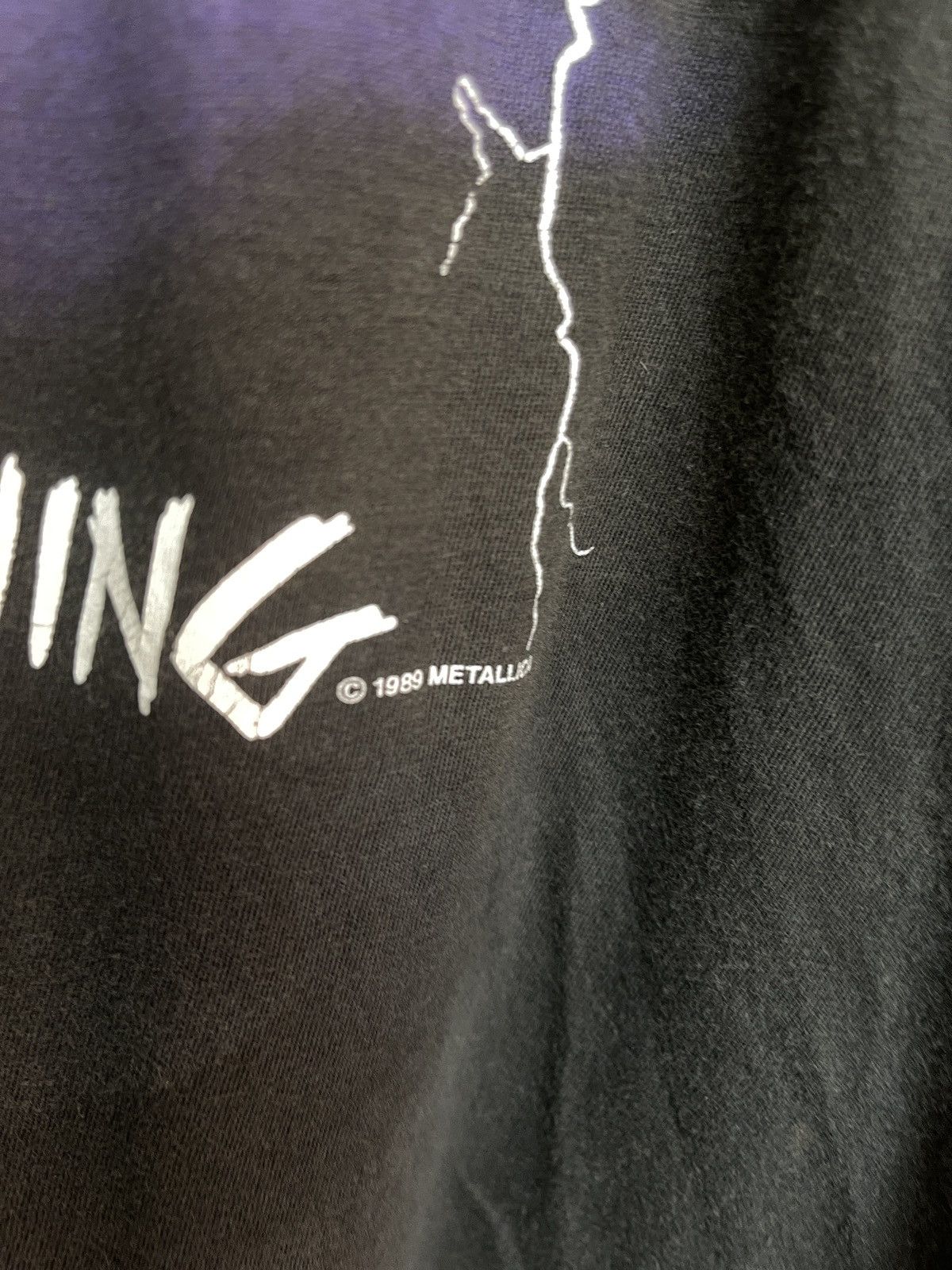 Metallica Mettalica Ride The Lightning Kill Em All 1989 Size US XL / EU 56 / 4 - 6 Thumbnail