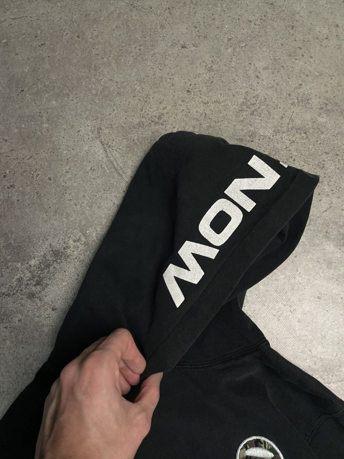 Aape Black Aape Hoodie By A Bathing Ape Size US M / EU 48-50 / 2 - 5 Thumbnail