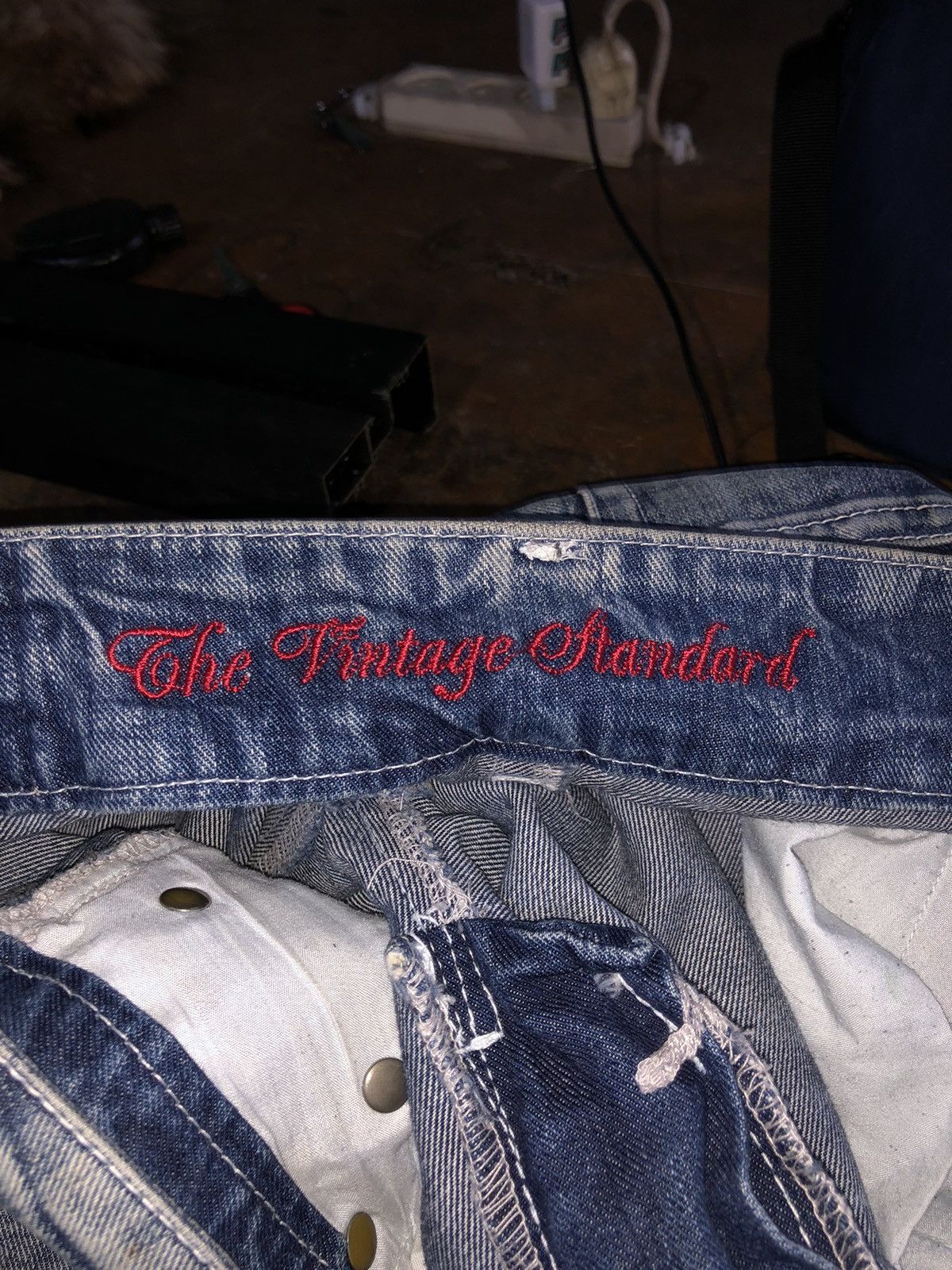 Hysteric Glamour × Japanese Brand × Seditionaries The Vintage Standard Design Honeycomb Denim Pants Size US 31 - 12 Thumbnail